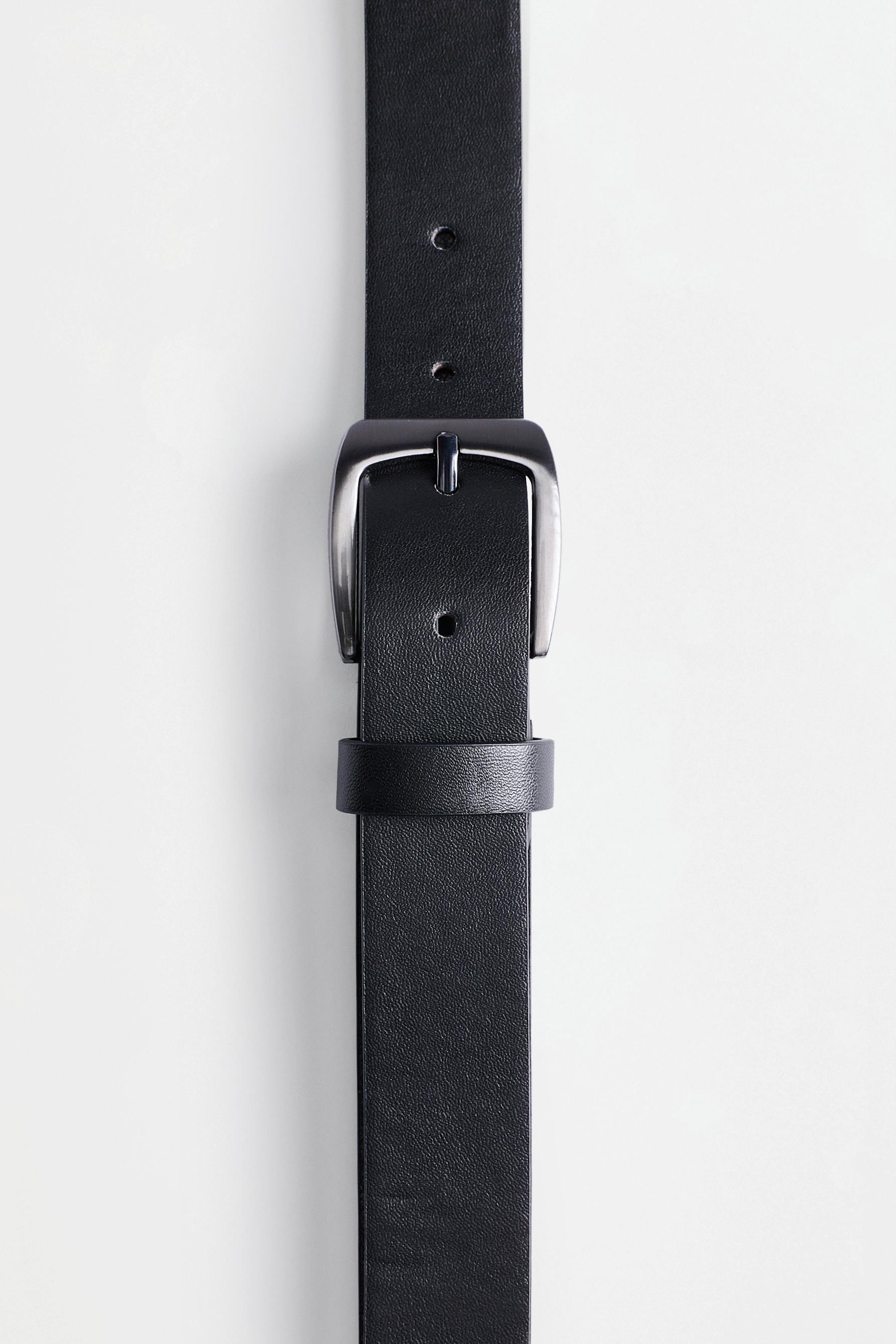 Dress belt — BLACK MARL