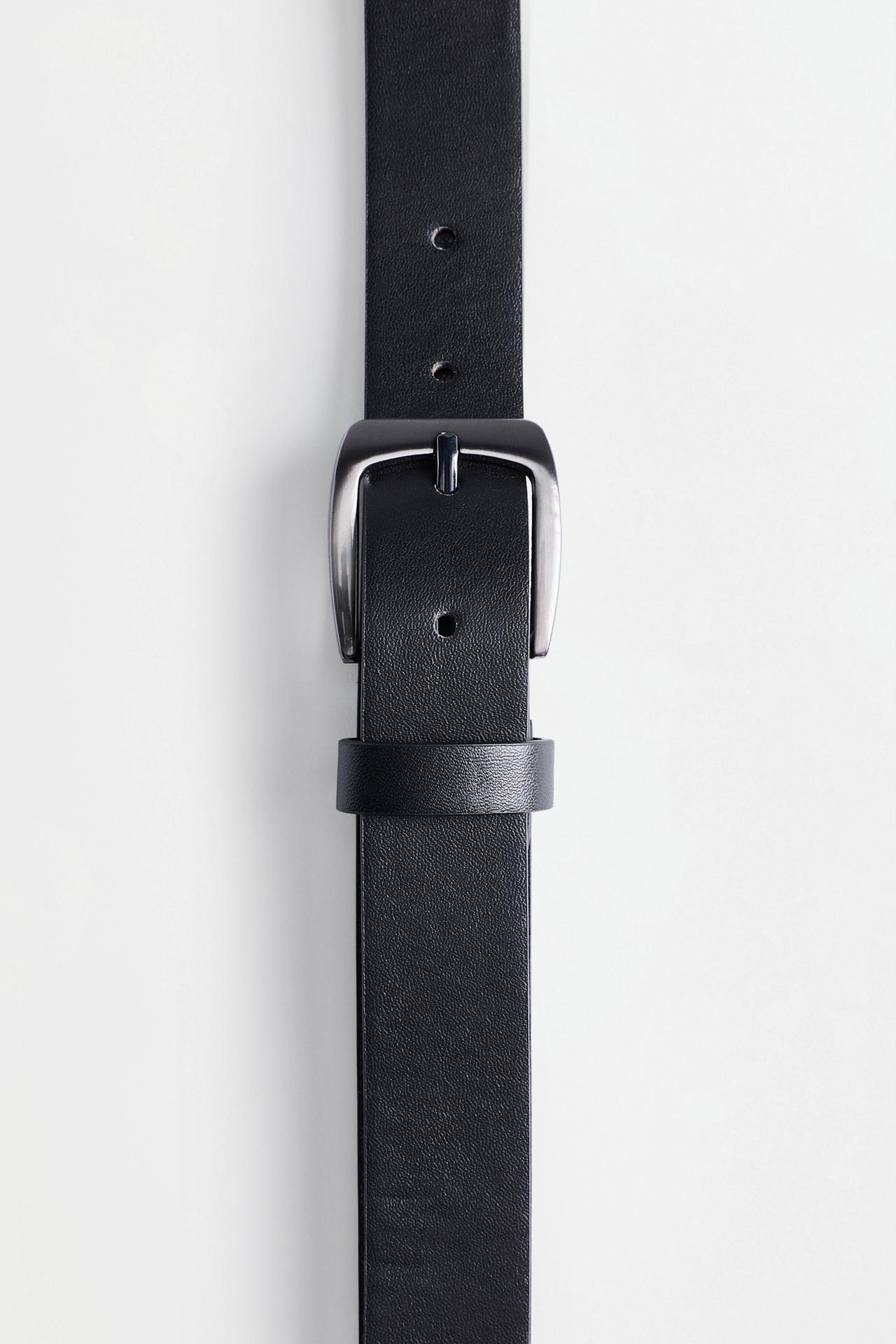 Dress belt — BLACK MARL