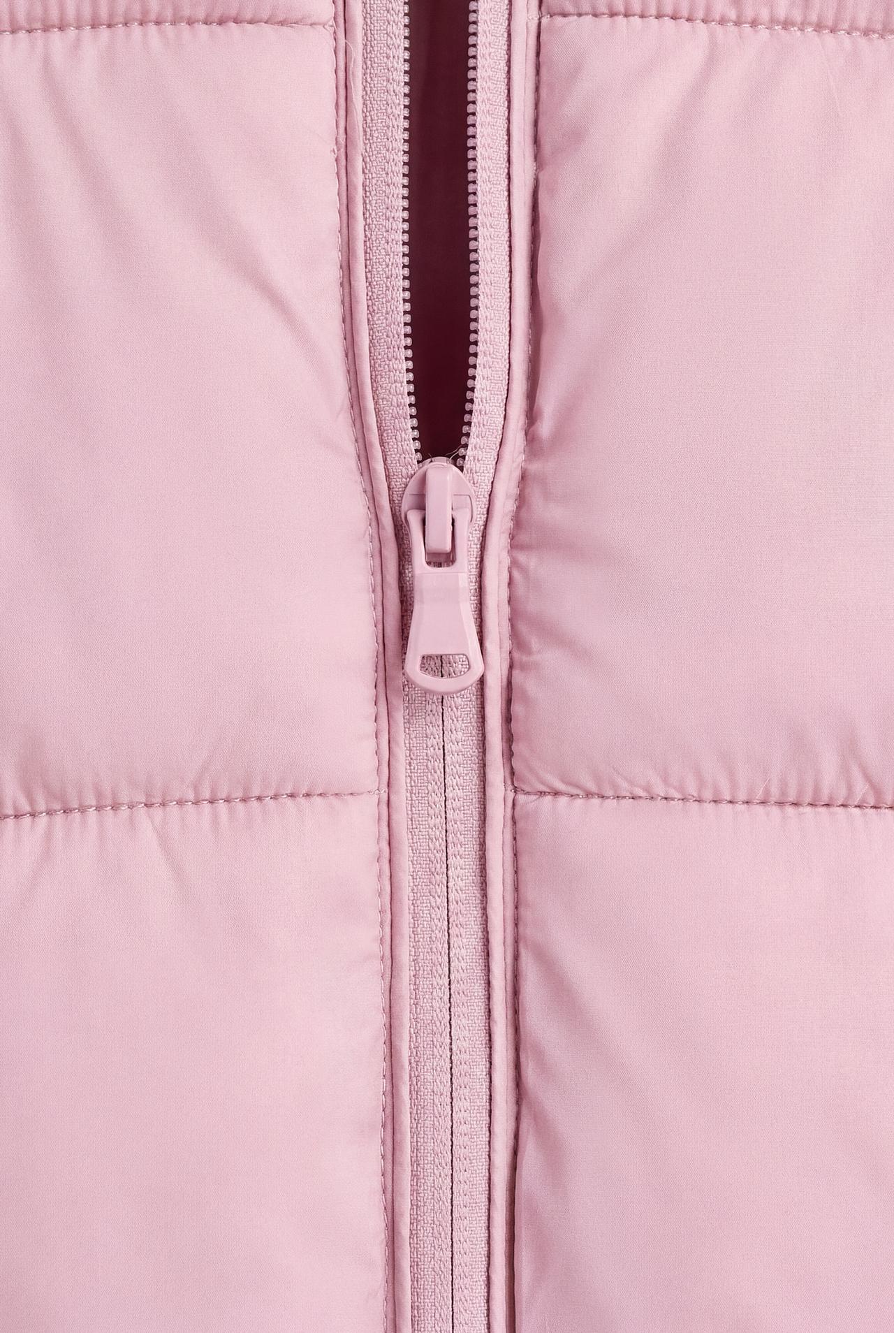 Hooded quilted jacket — PINK