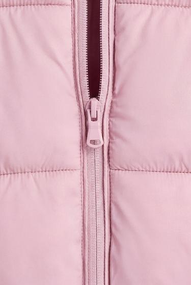 Hooded quilted jacket — PINK 4