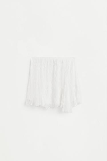 Lace mini skirt — OFF WHITE 6