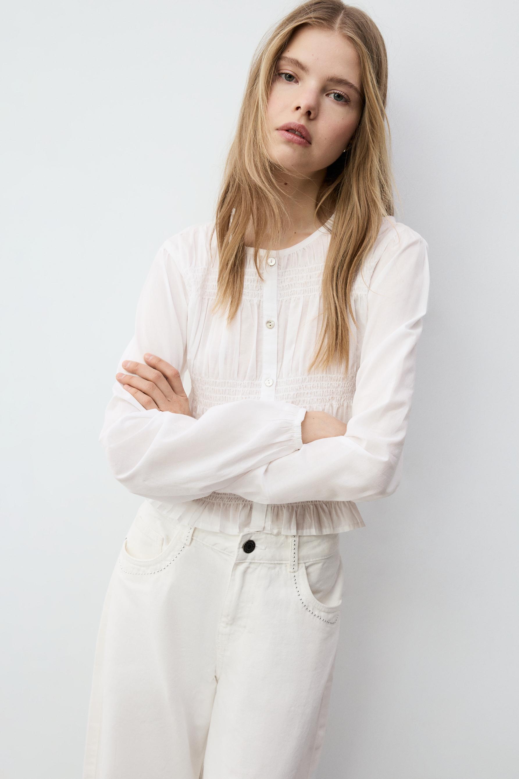 Camisa nido de abeja