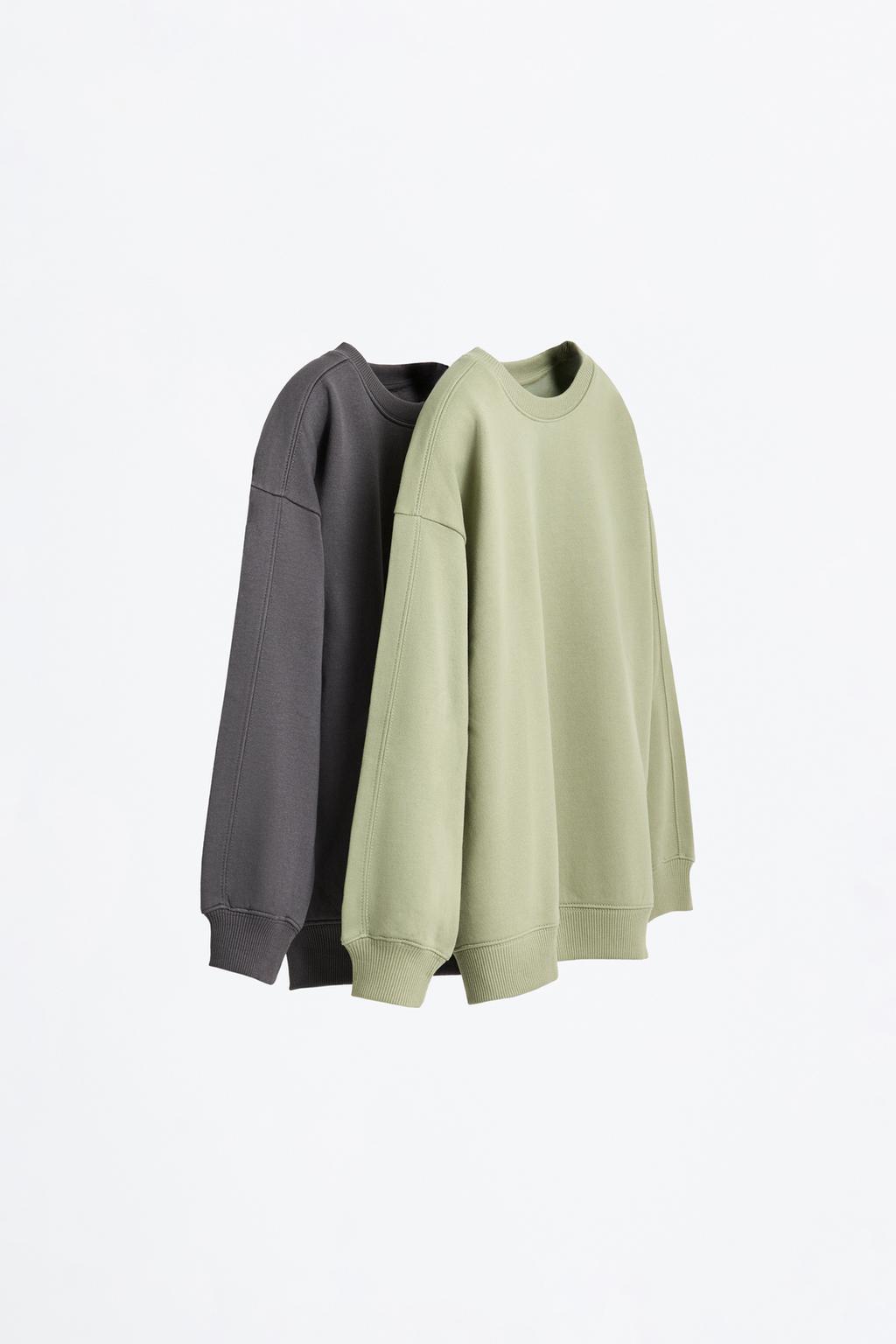 2-pack of plain sweatshirts