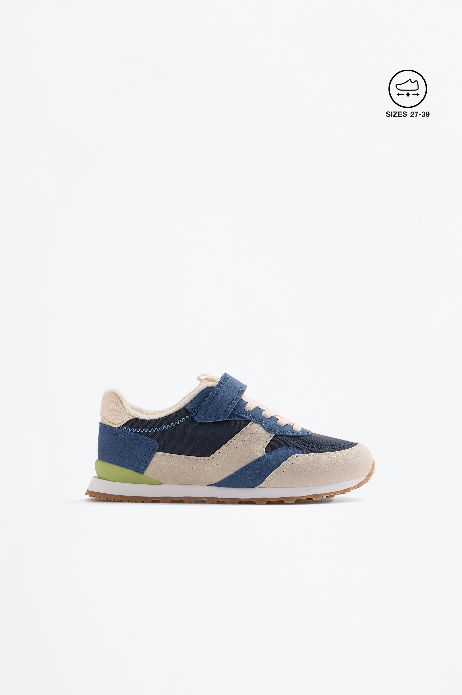 Athletic dress shoe — BLUE