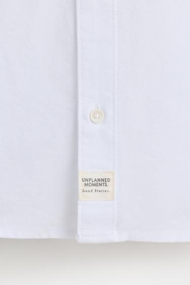 Oxford shirt — WHITE 4