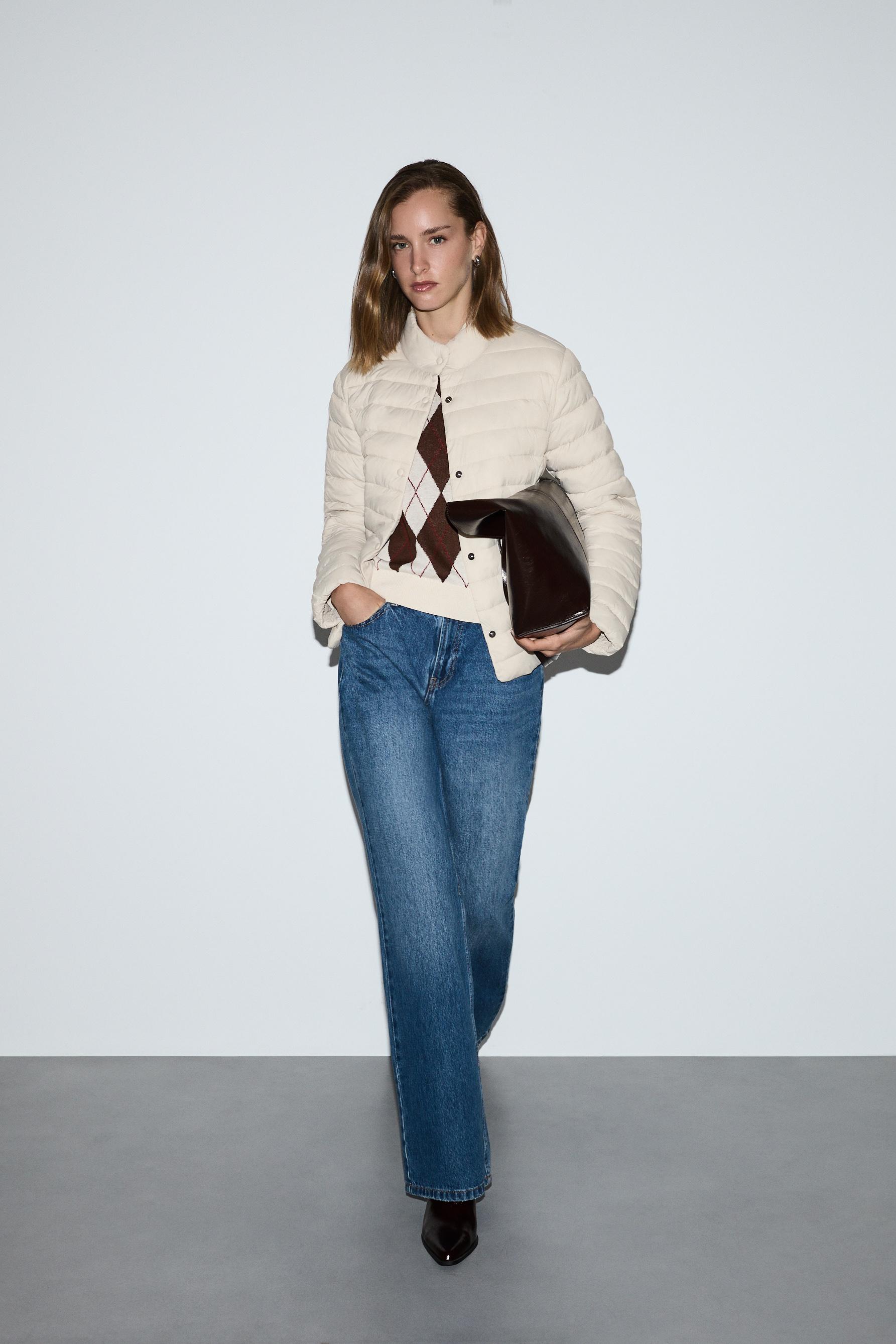 Lightweight quilted jacket — ECRU