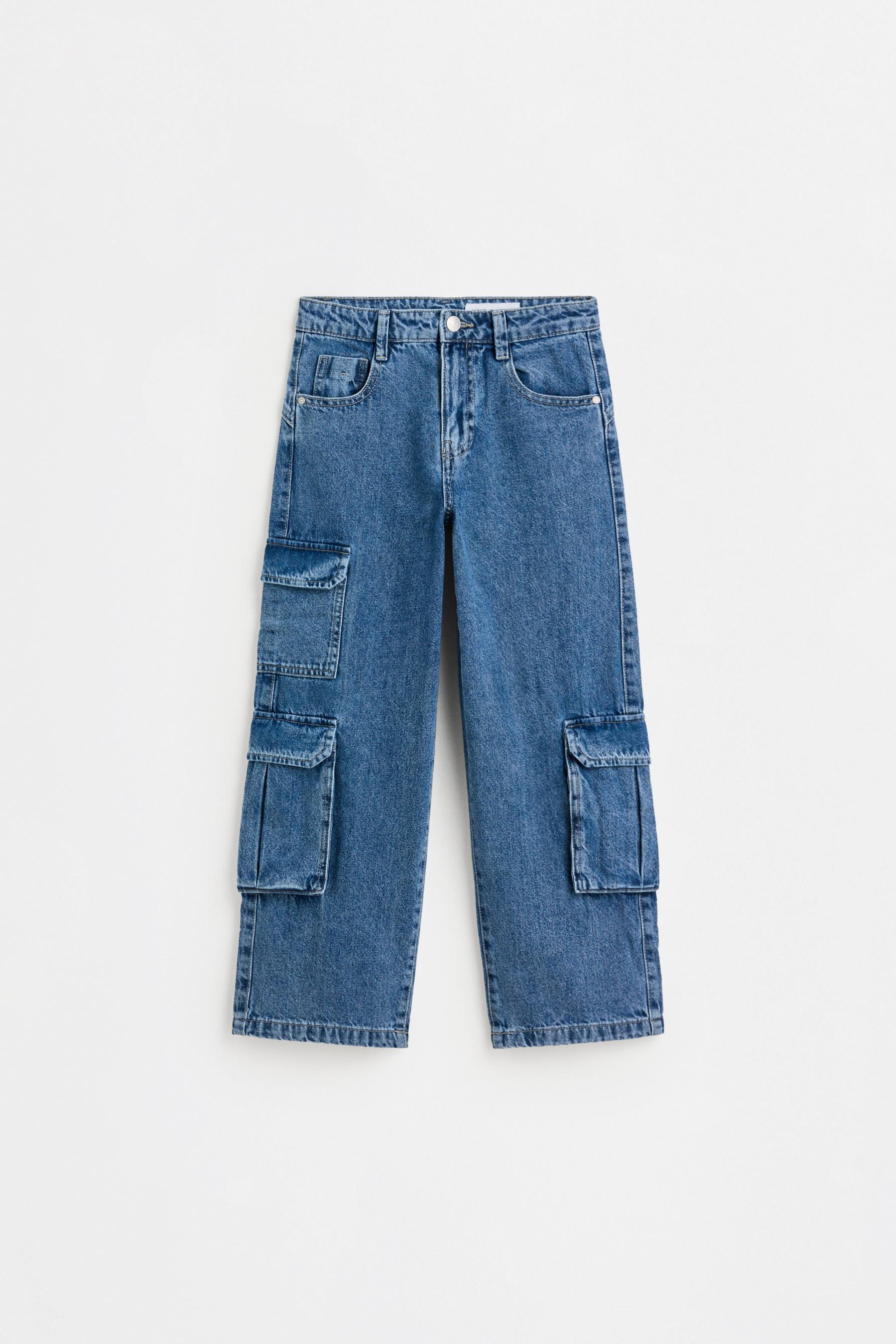 Jeans wide leg cargo