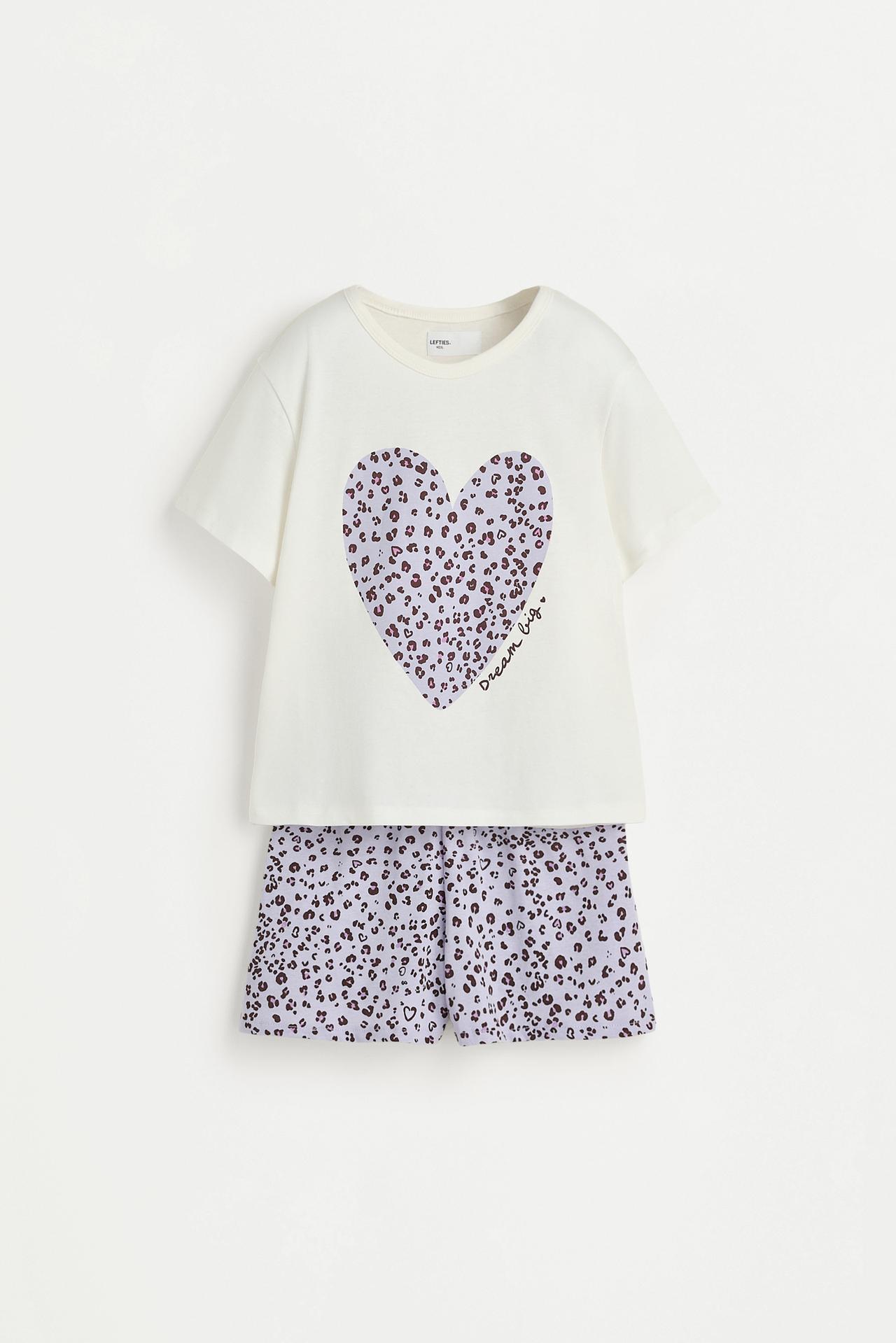 Short printed pyjamas — MAUVE