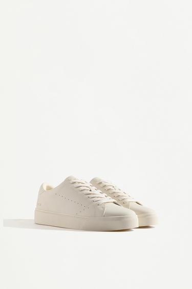 Contrast heel detail slippers — BEIGE 2