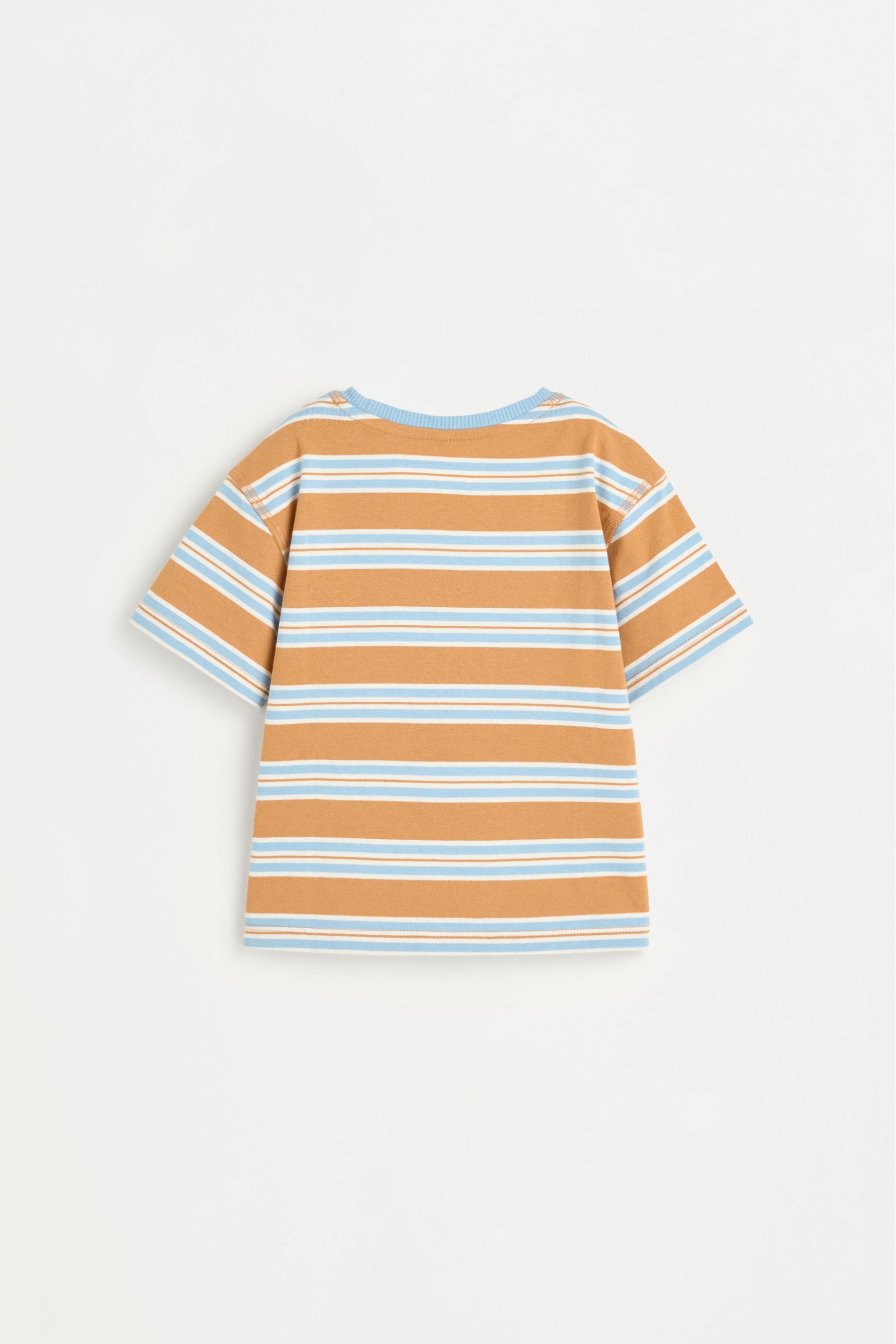 Striped T-shirt — MUSTARD