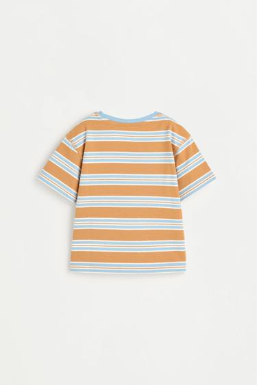 Striped T-shirt — MUSTARD 2