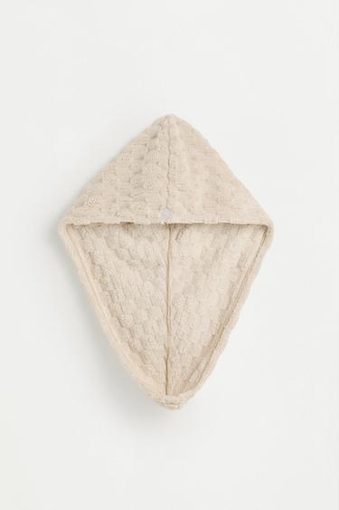 Hair towel turban — BEIGE 1