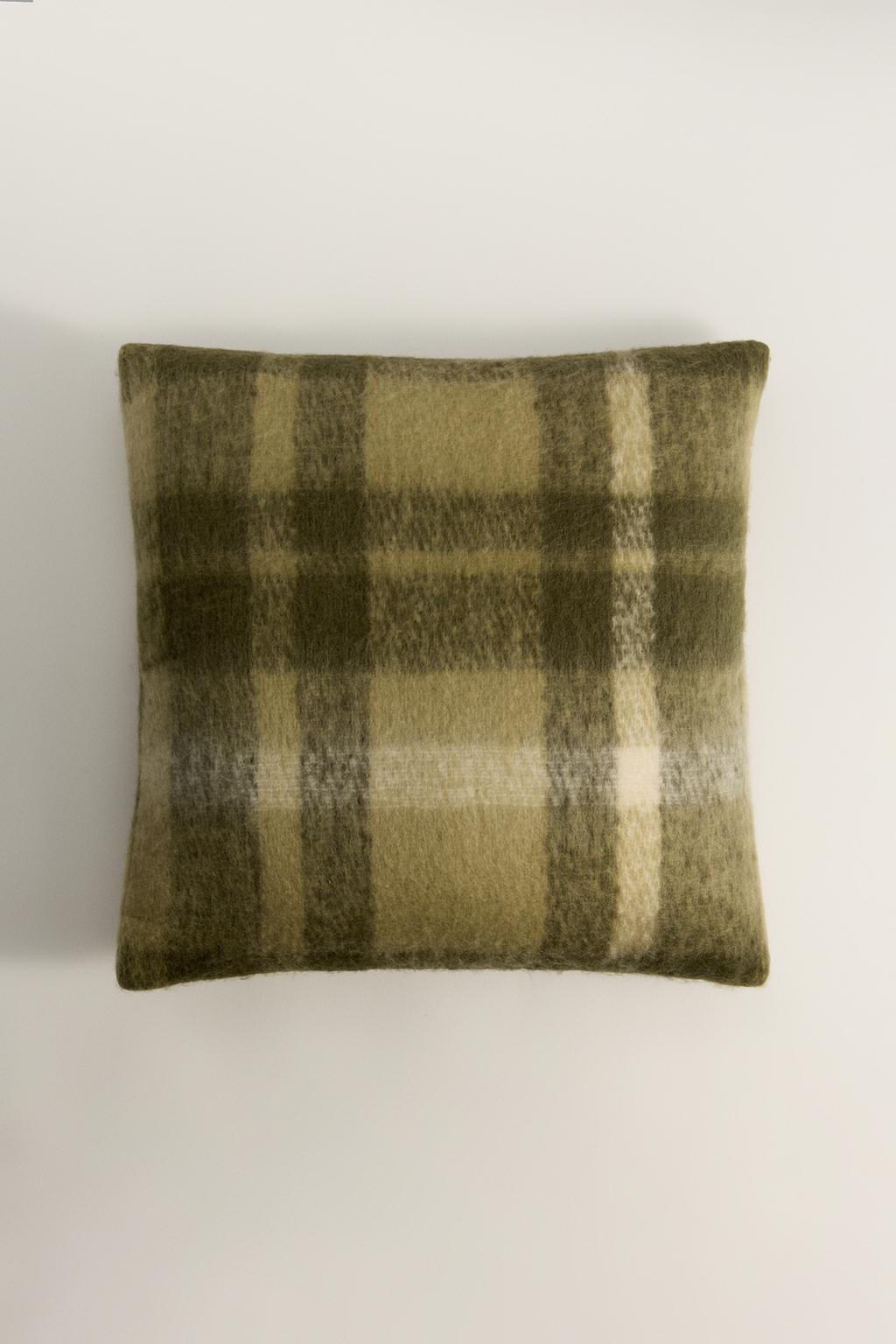 Funda cojín cuadros 50 x 50cm