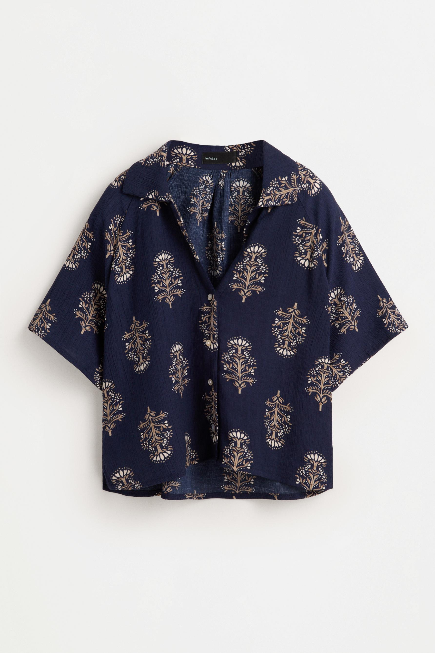 Texture shirt — DEEP BLUE