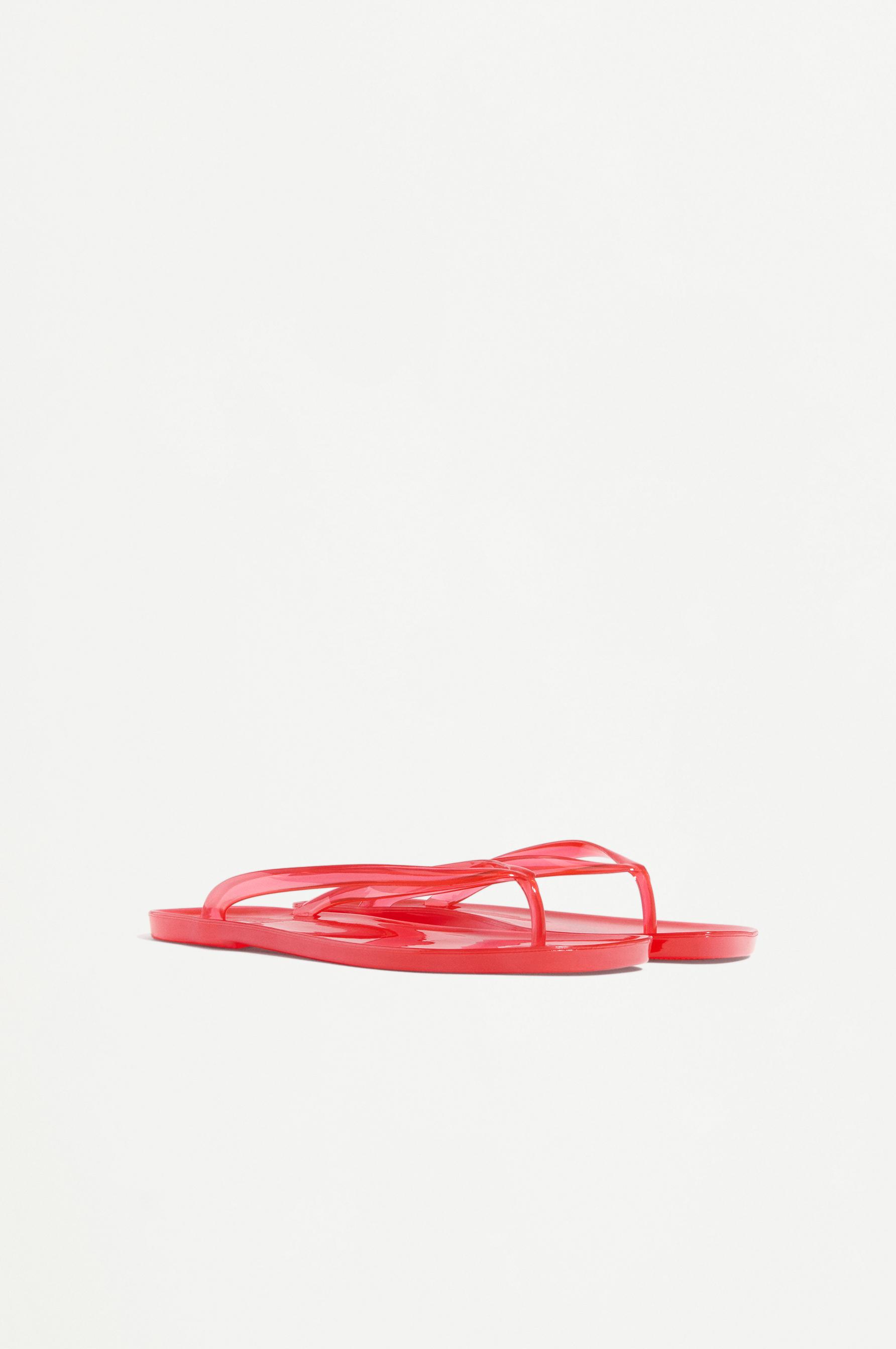Jelly sandals — RED