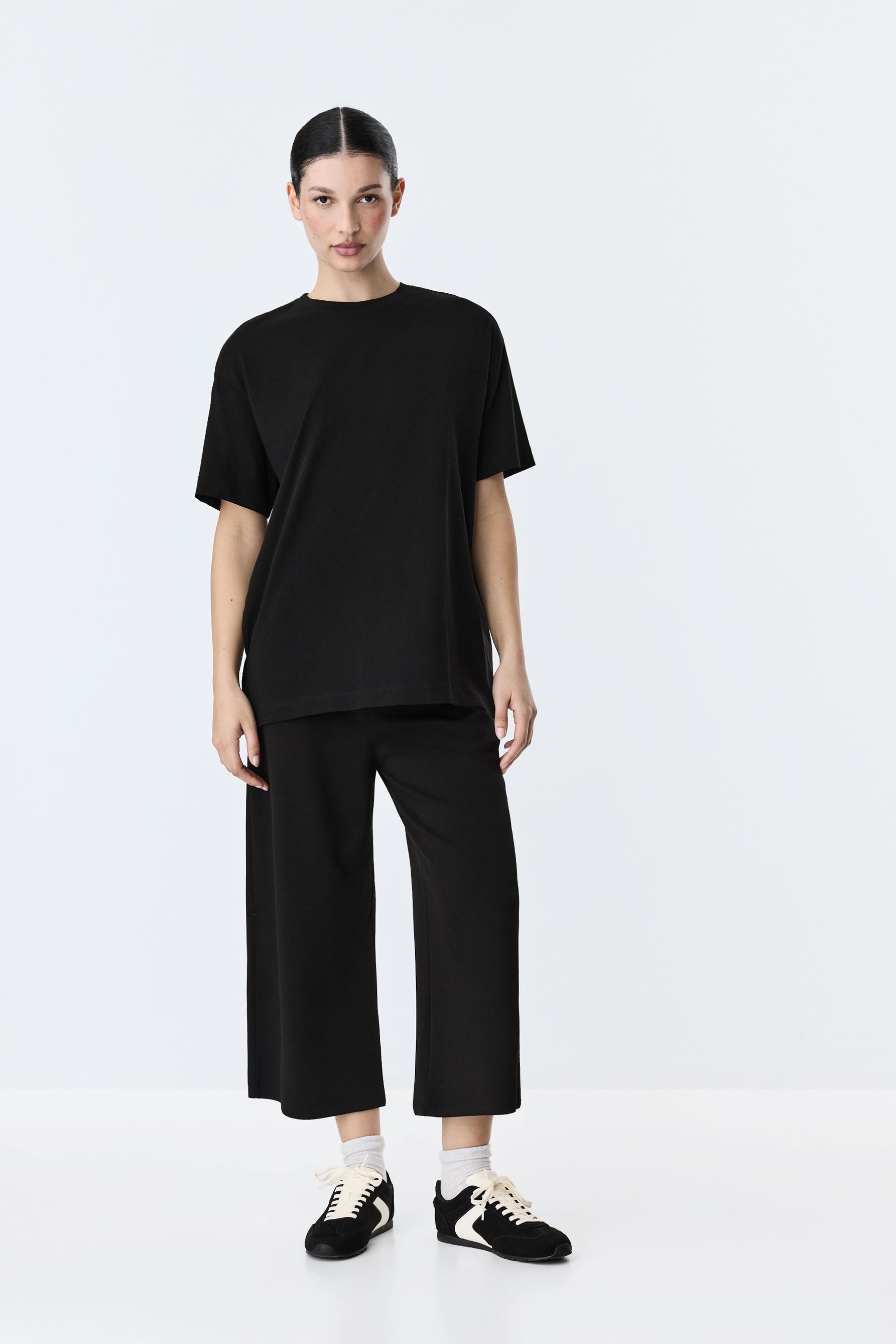 Pantalón culotte fluido