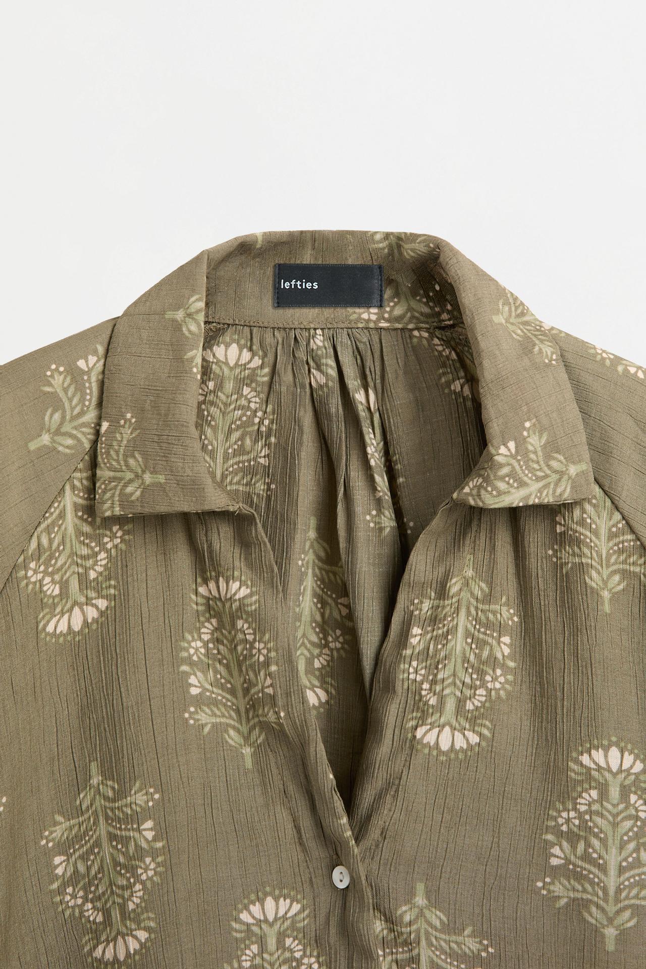 Texture shirt — MEDIUM GREEN
