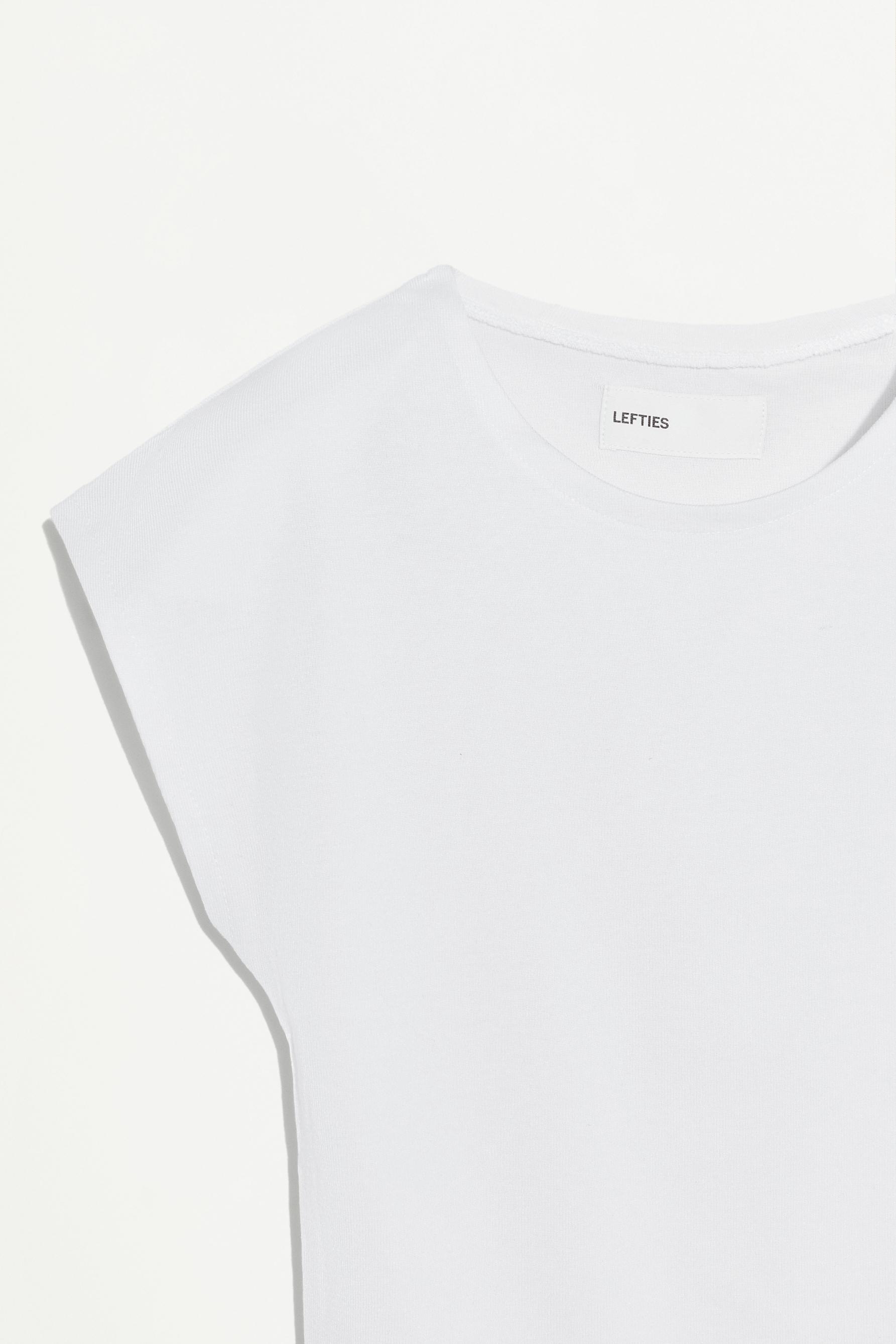 Cropped T-shirt — WHITE