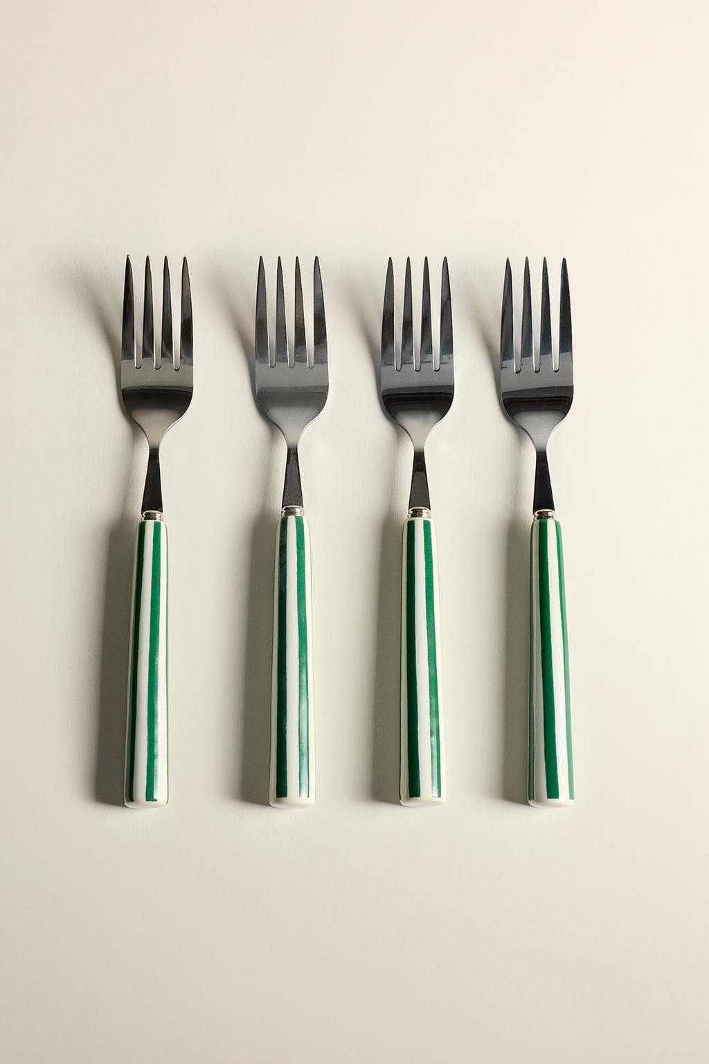 Striped Forks (4-Pack) – Lefties – صورة المنتج