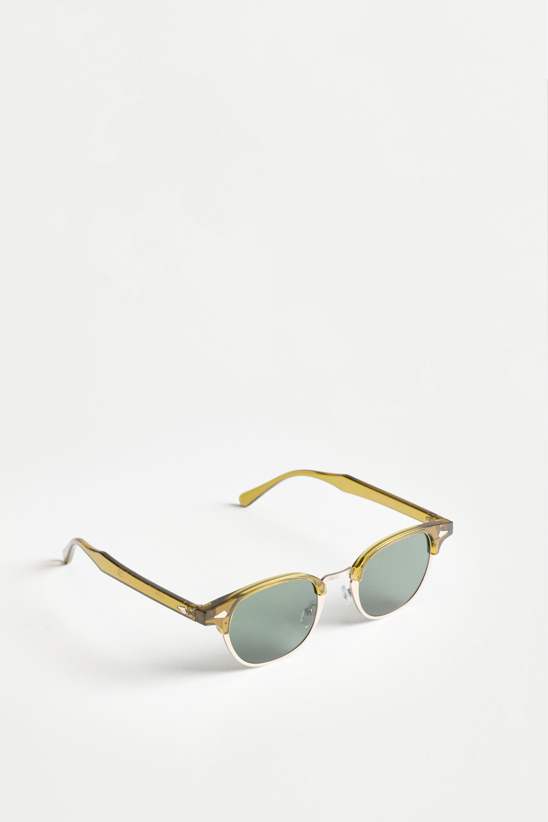 Browline sunglasses — KHAKI