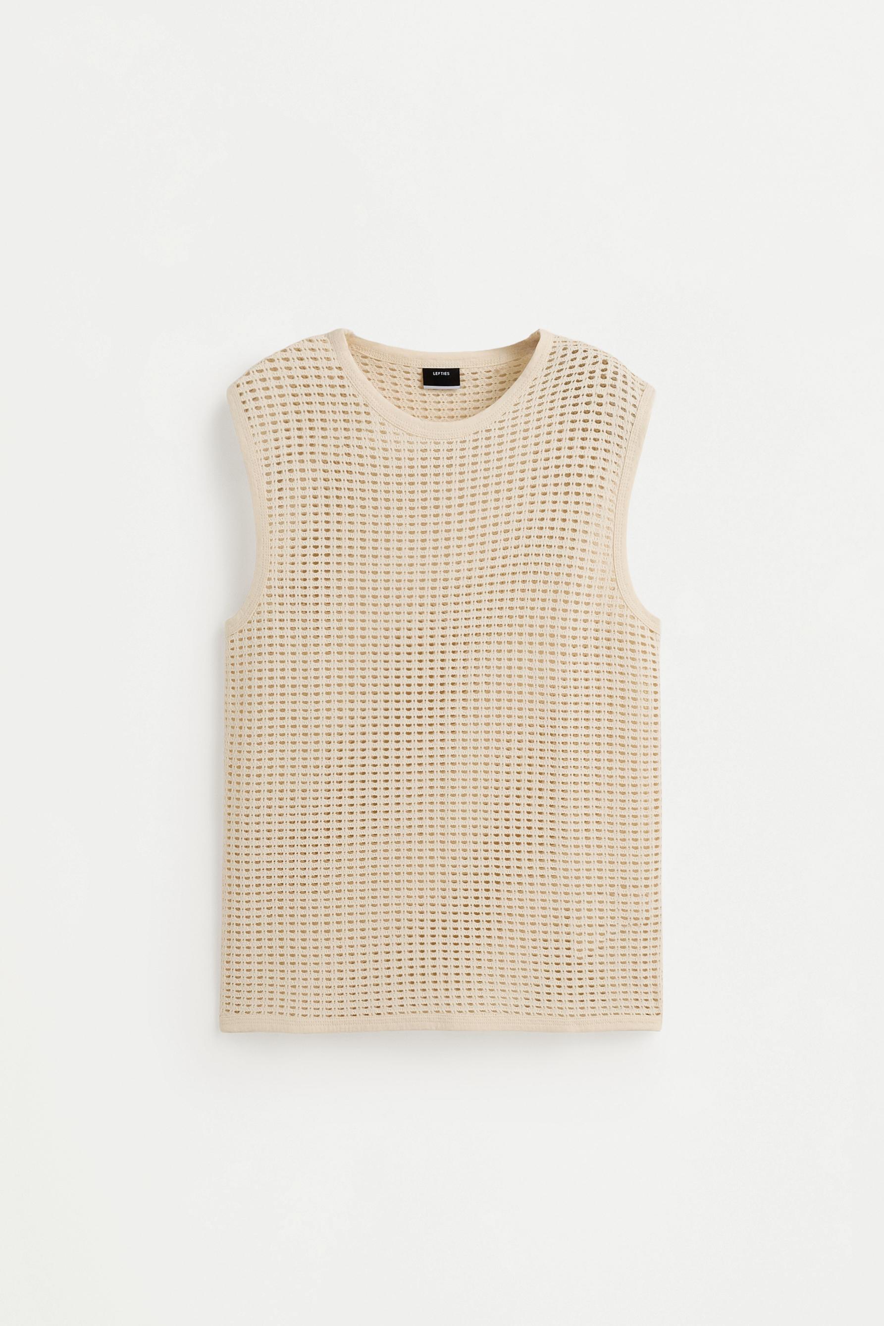 Mesh tank top — BUTTER