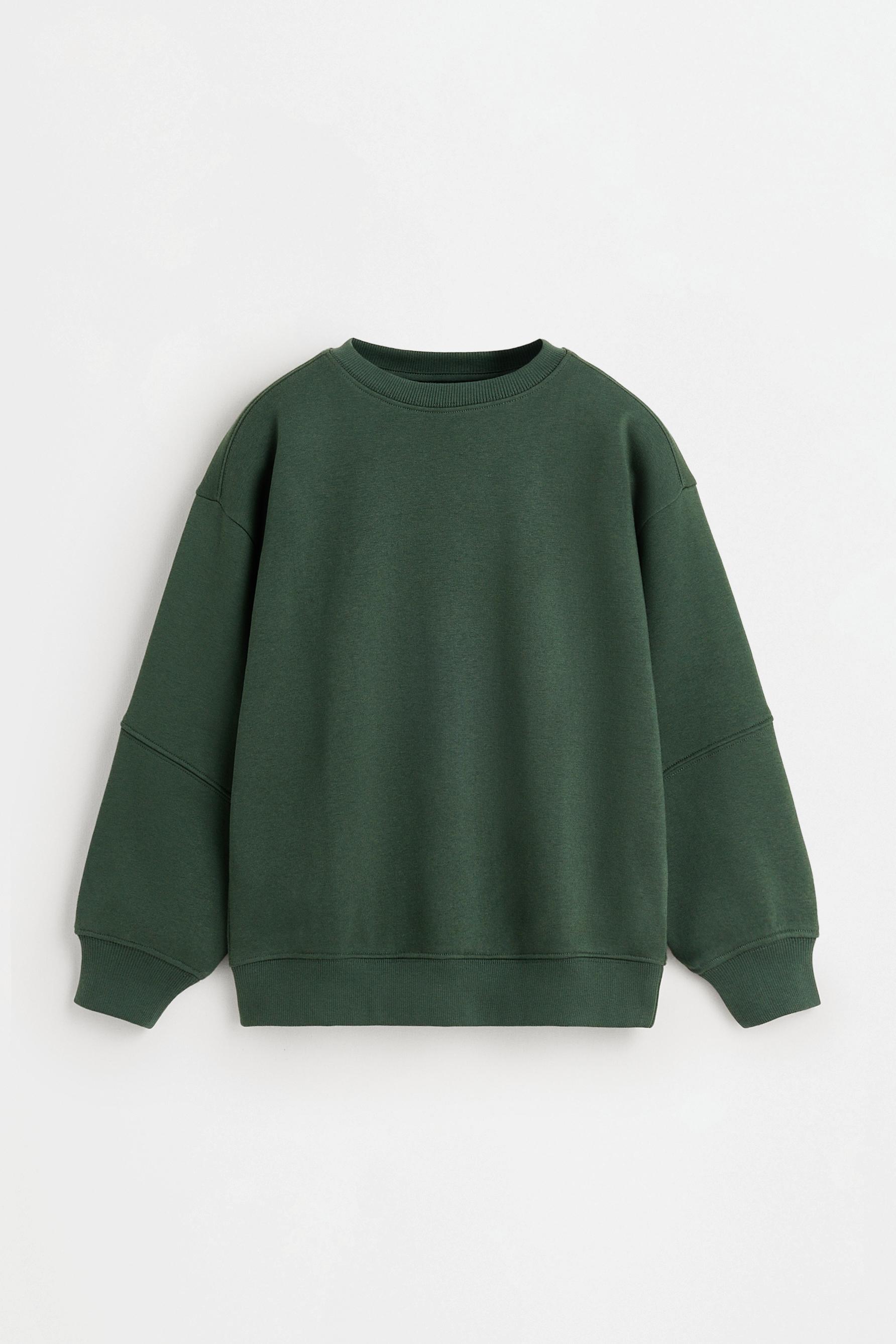 Pack of 2 plain fleece sweatshirts — BILLIARD GREEN