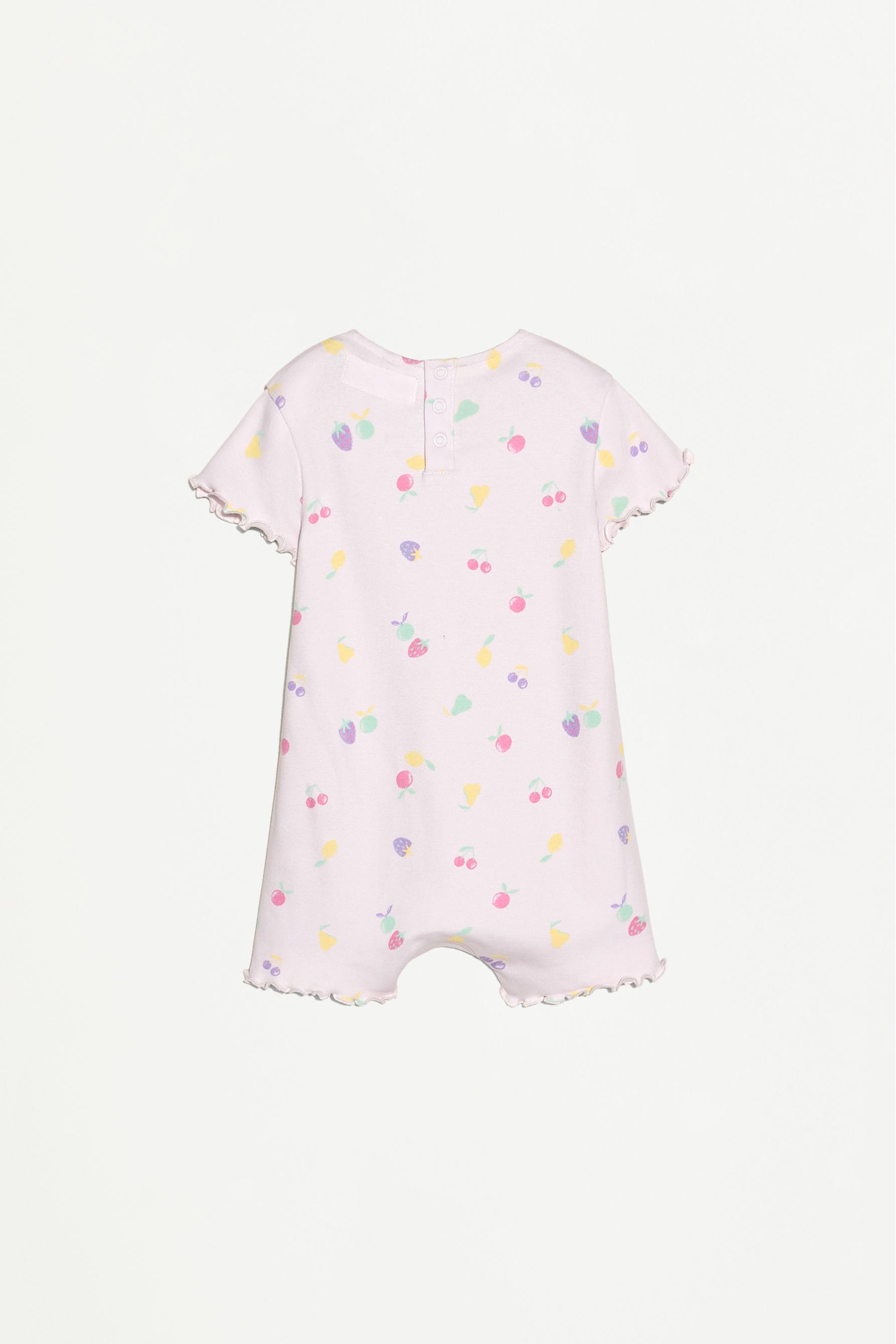 2-pack of short one-piece pyjamas — PASTEL PINK
