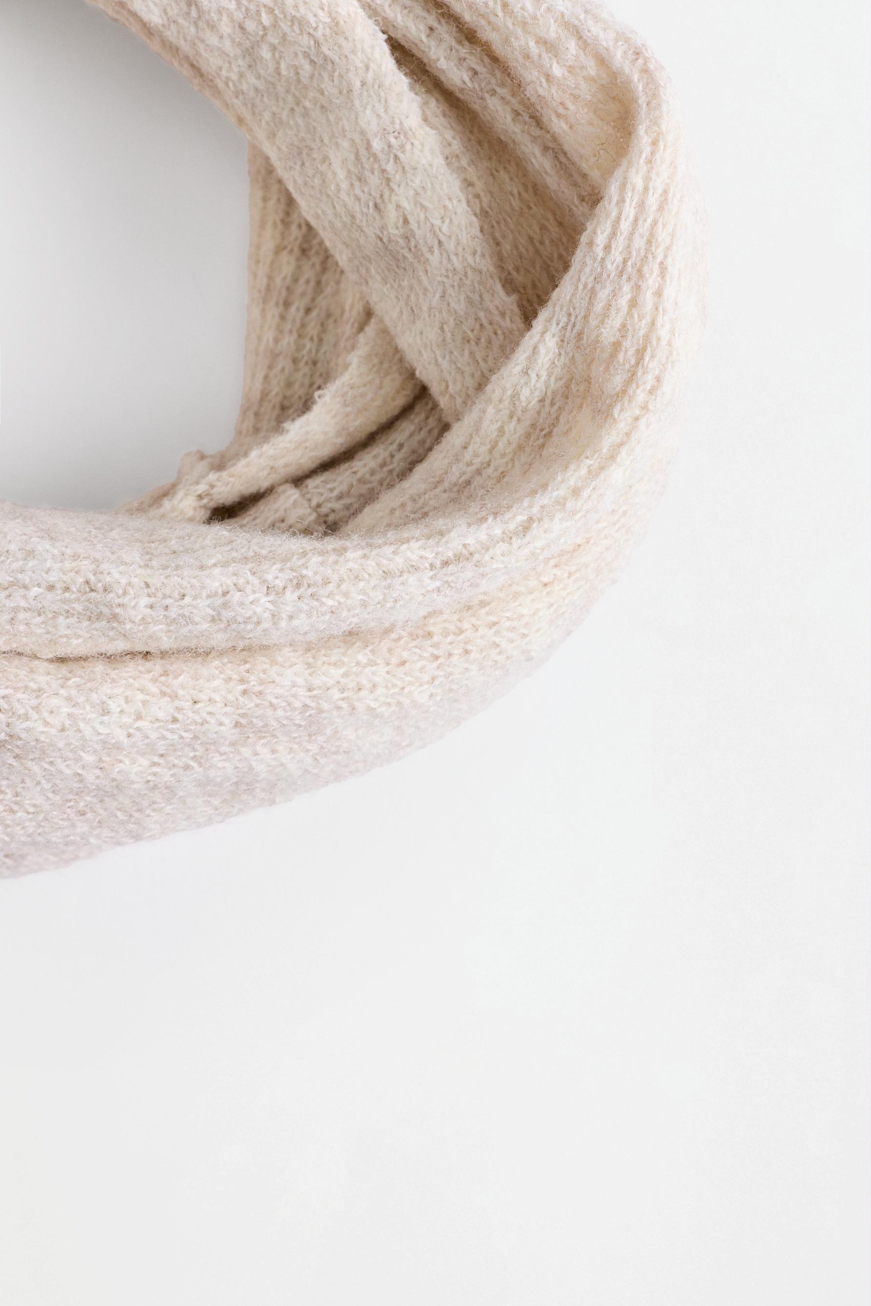 Solid double snood — SAND MARL
