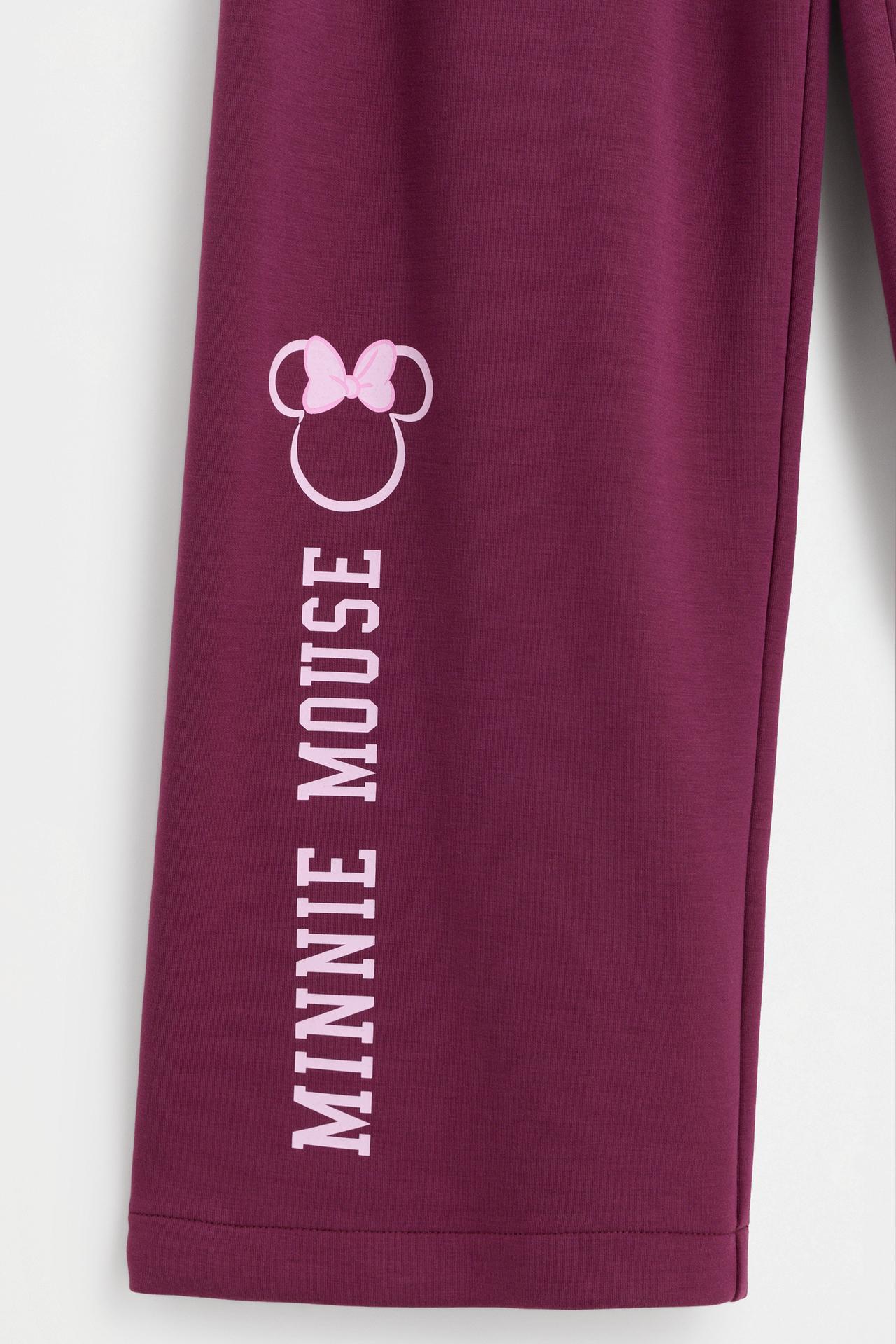 Minnie Mouse ©Disney wide-leg trousers — CHOCOLATE