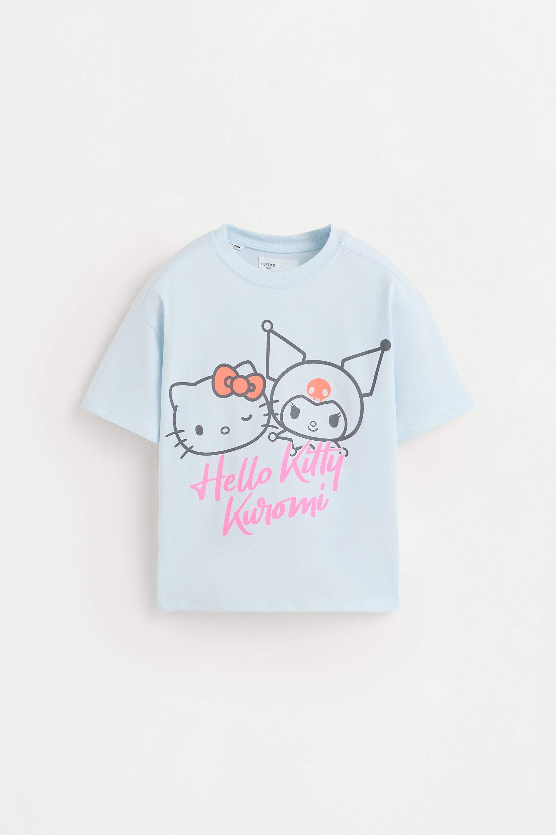 Hello Kitty and Kuromi ©SANRIO T-shirt — PALE BLUE