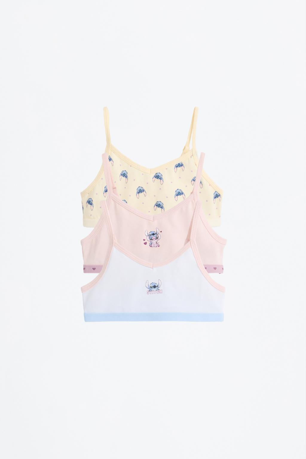 Pack of 3 Stitch ©Disney print tops