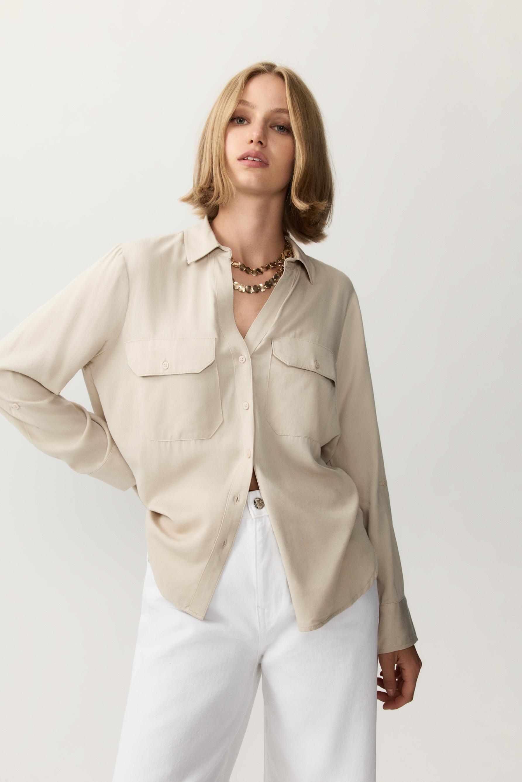 Camisa básica fluida