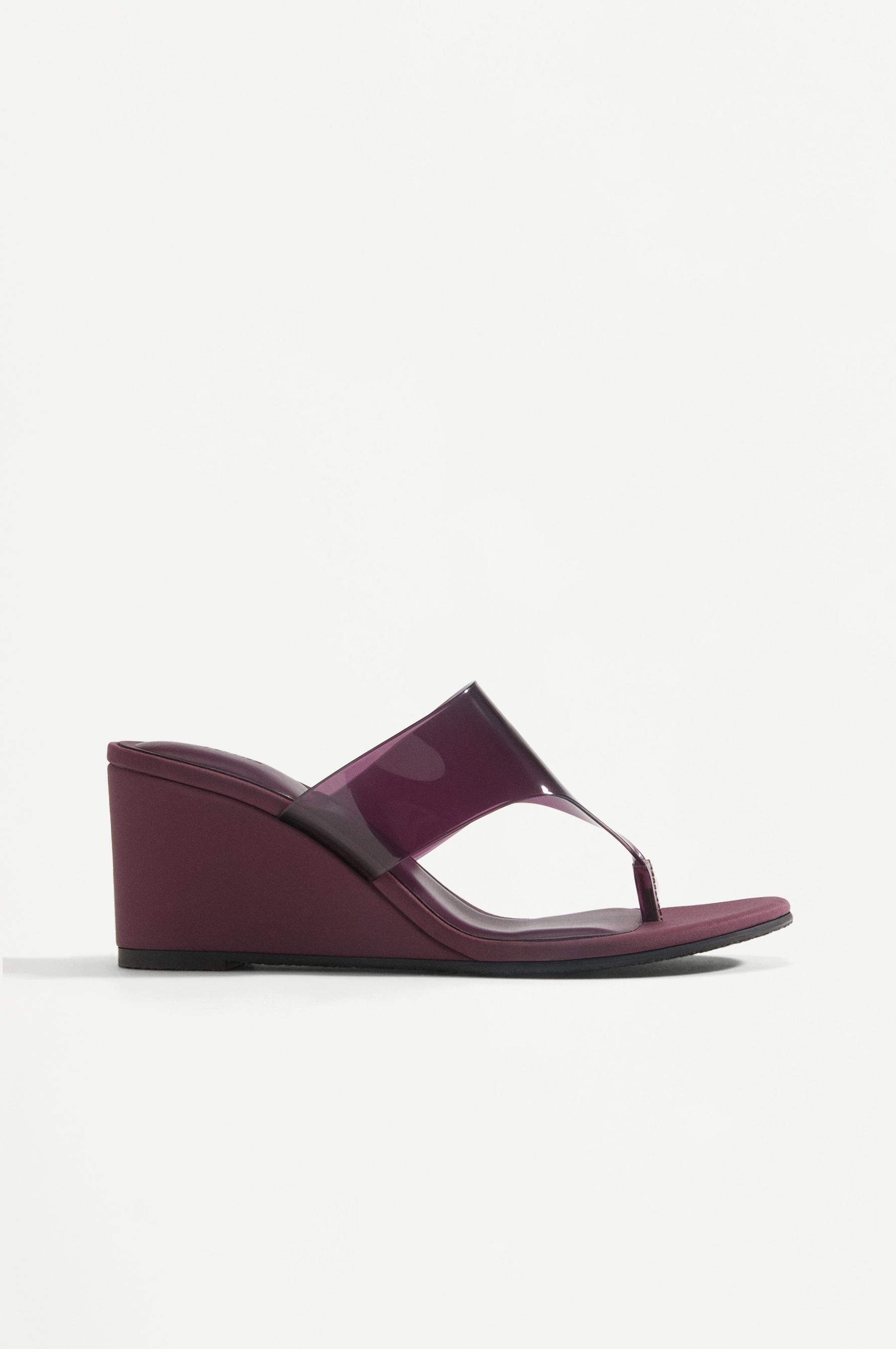 Vinyl platform sandals — MULBERRY