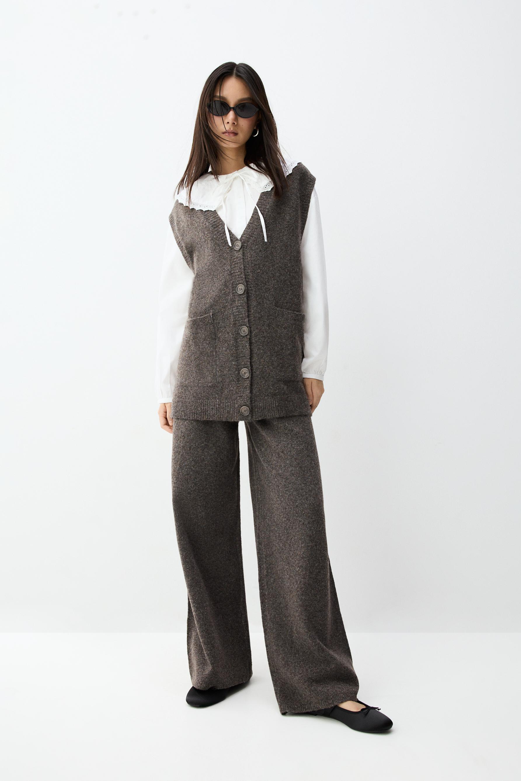 Pantalón culotte punto