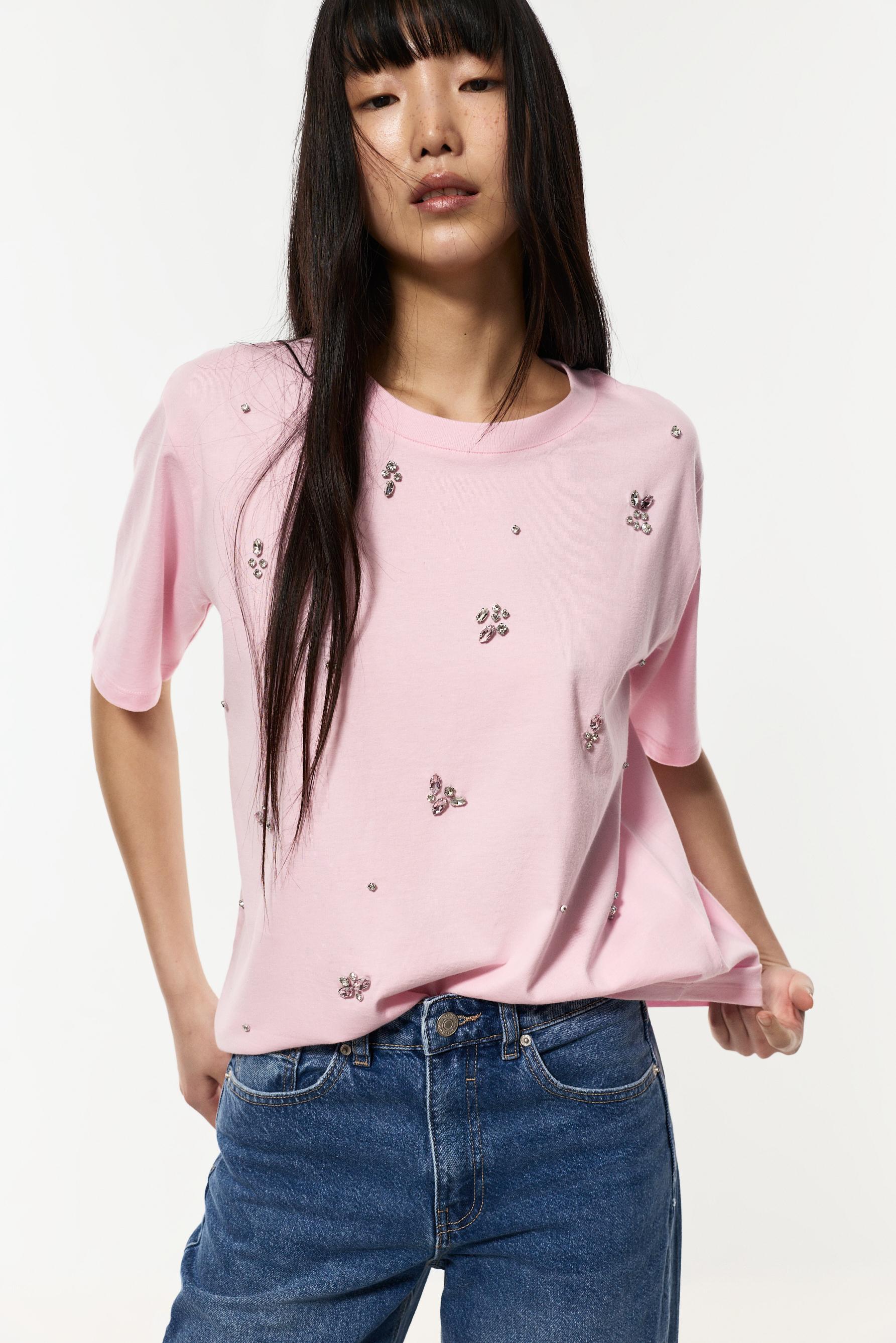 Camiseta apliques joya