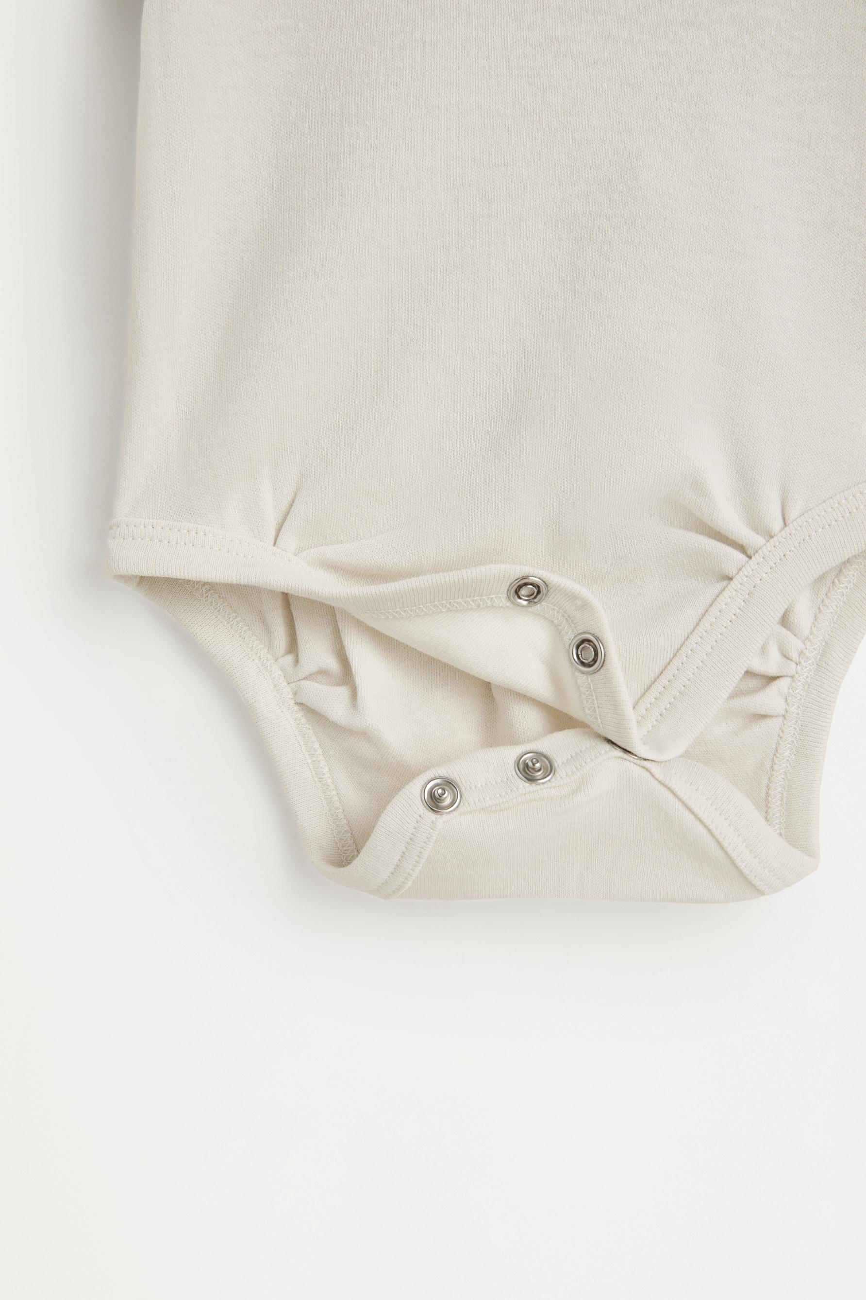 Plain bodysuits (Pack of 4) — PALE GREY