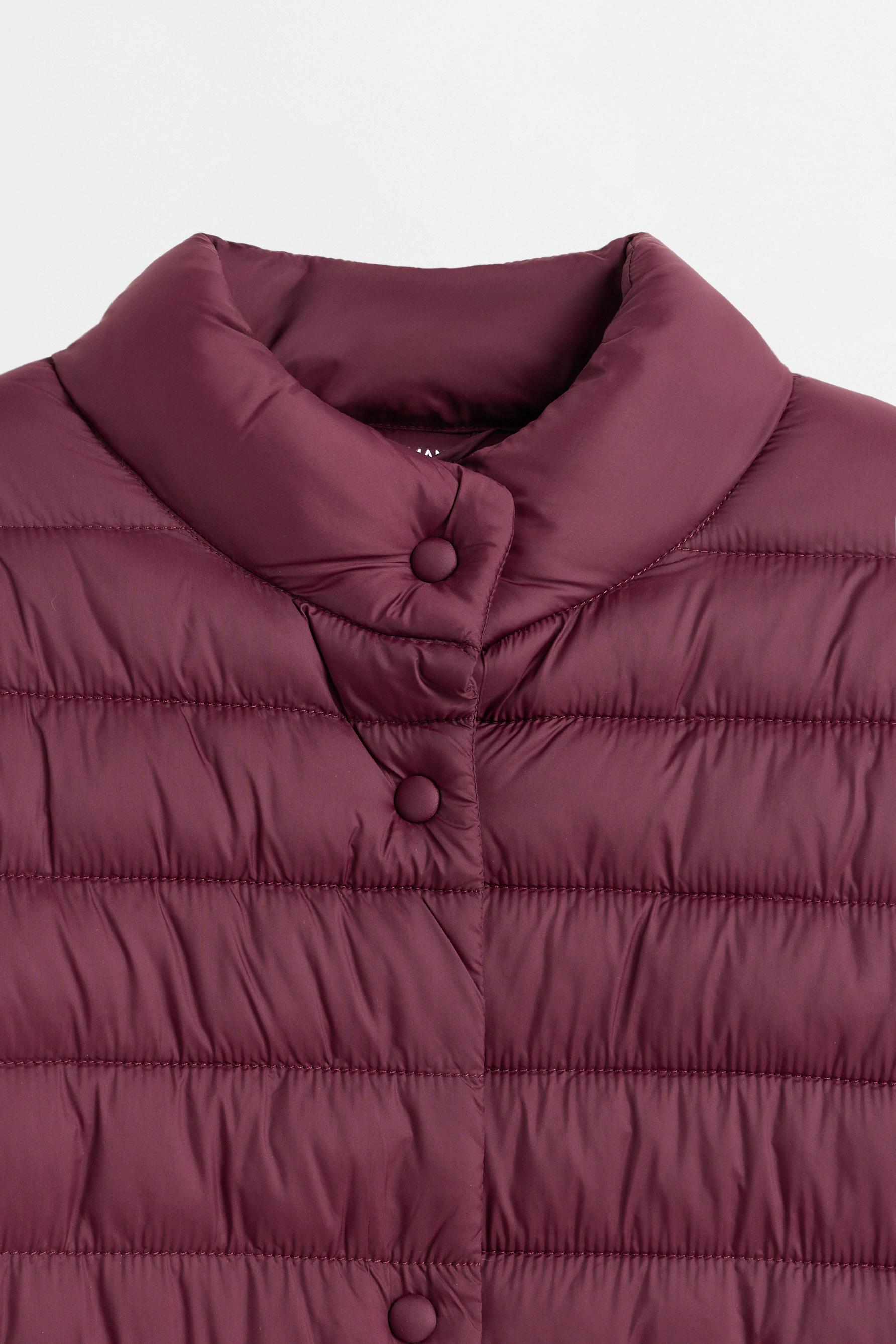 Lightweight quilted jacket — MAROON