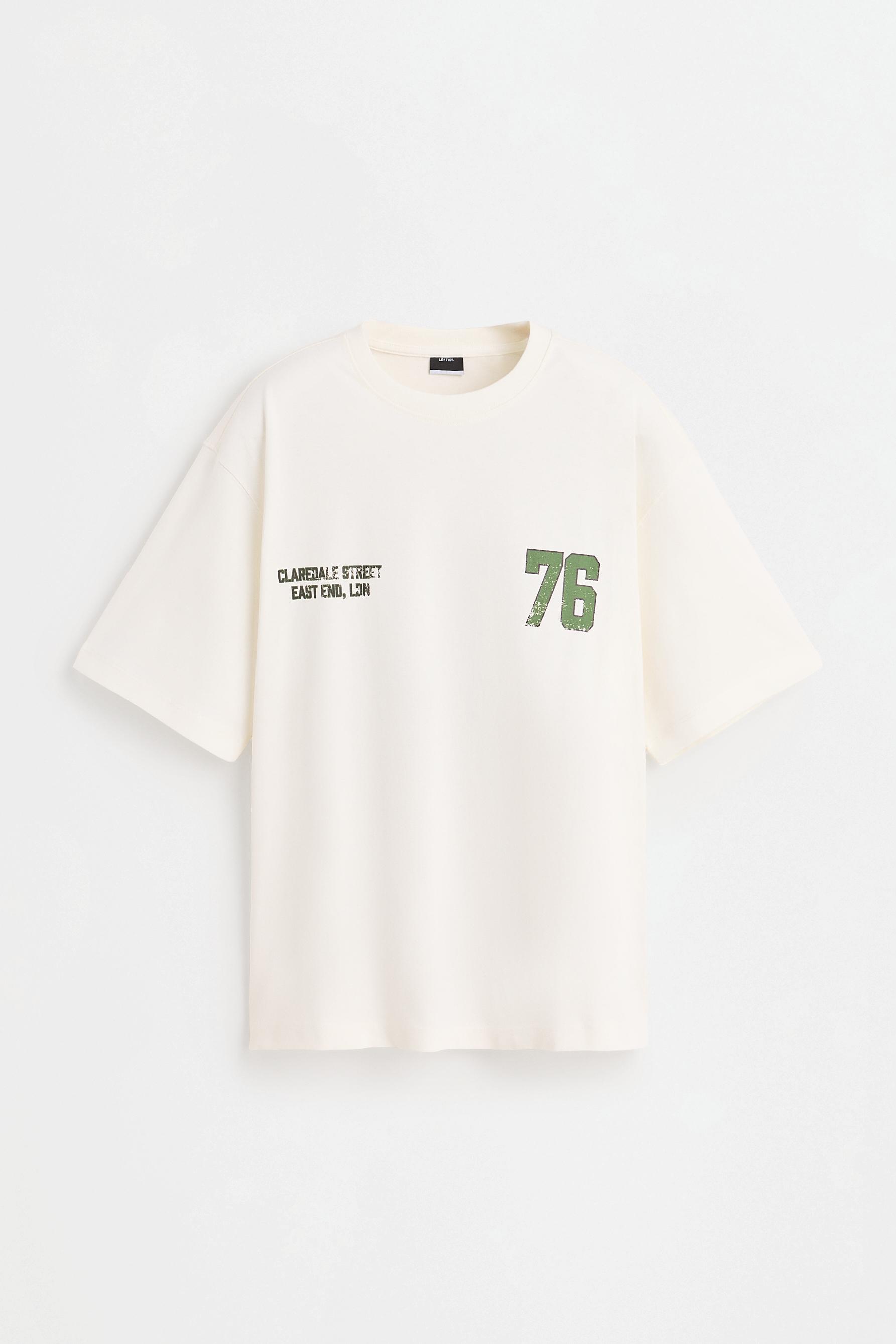 Oversize printed T-shirt — OFF WHITE