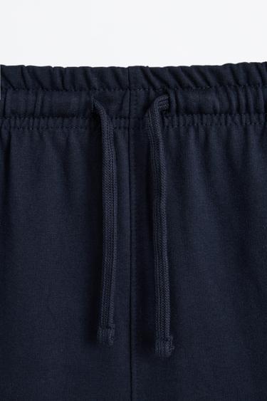 Basic tracksuit Bermuda shorts — NAVY 7