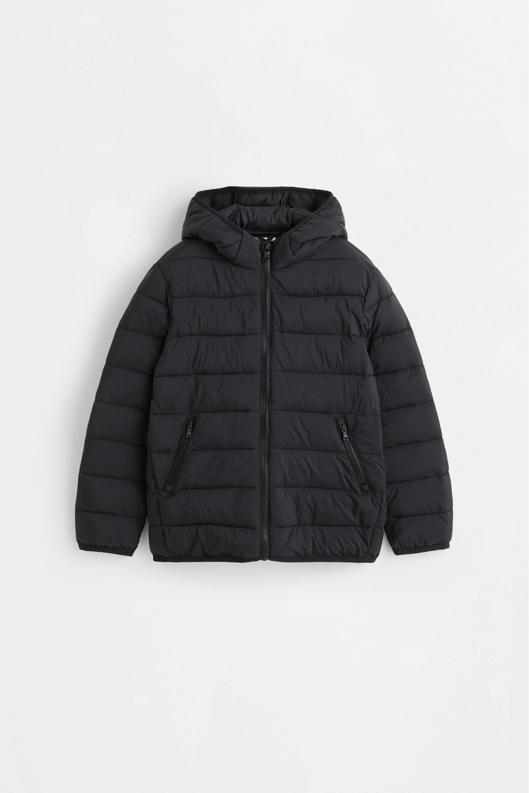 Lightweight quilted jacket — BLACK