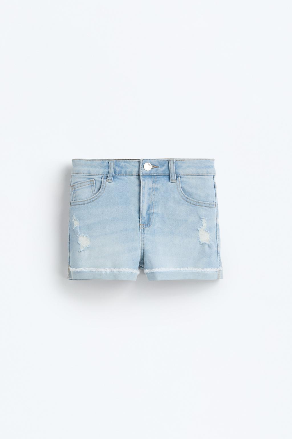 Pantaloncini di jeans strappati