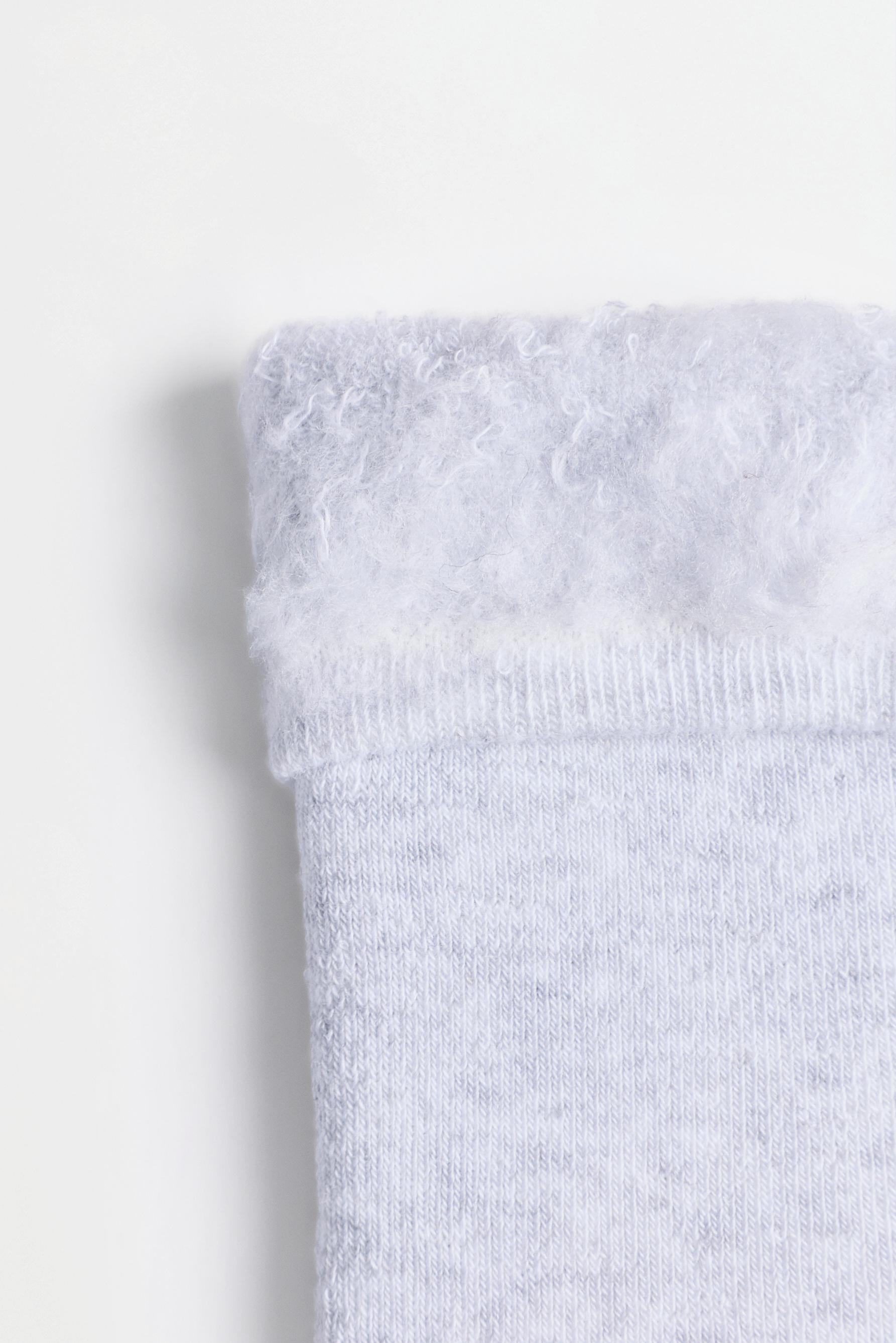 Long terry socks (2-pack) — GREY TONES
