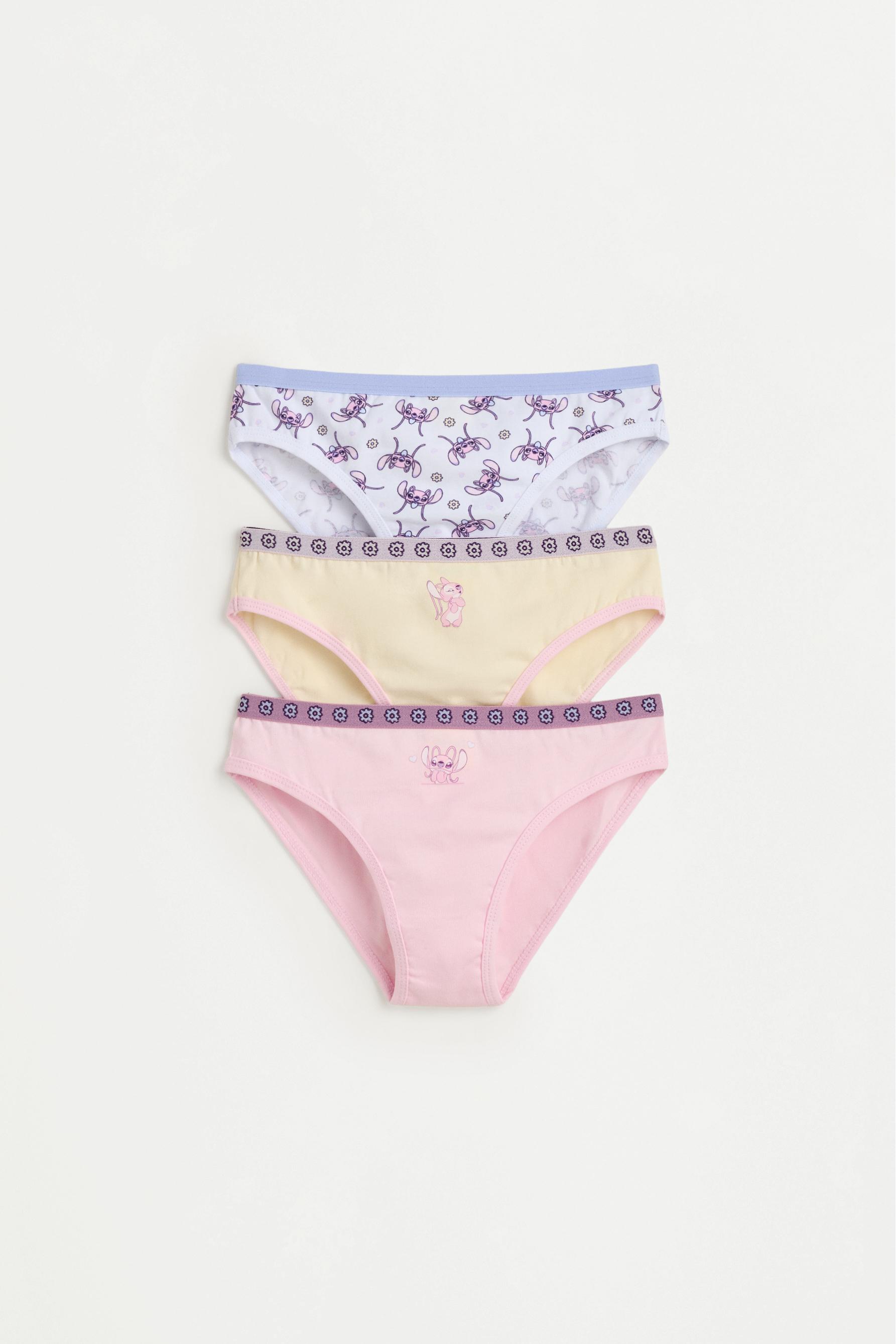 Stitch and Angel ©Disney Briefs (3-Pack) — LILAC PINK