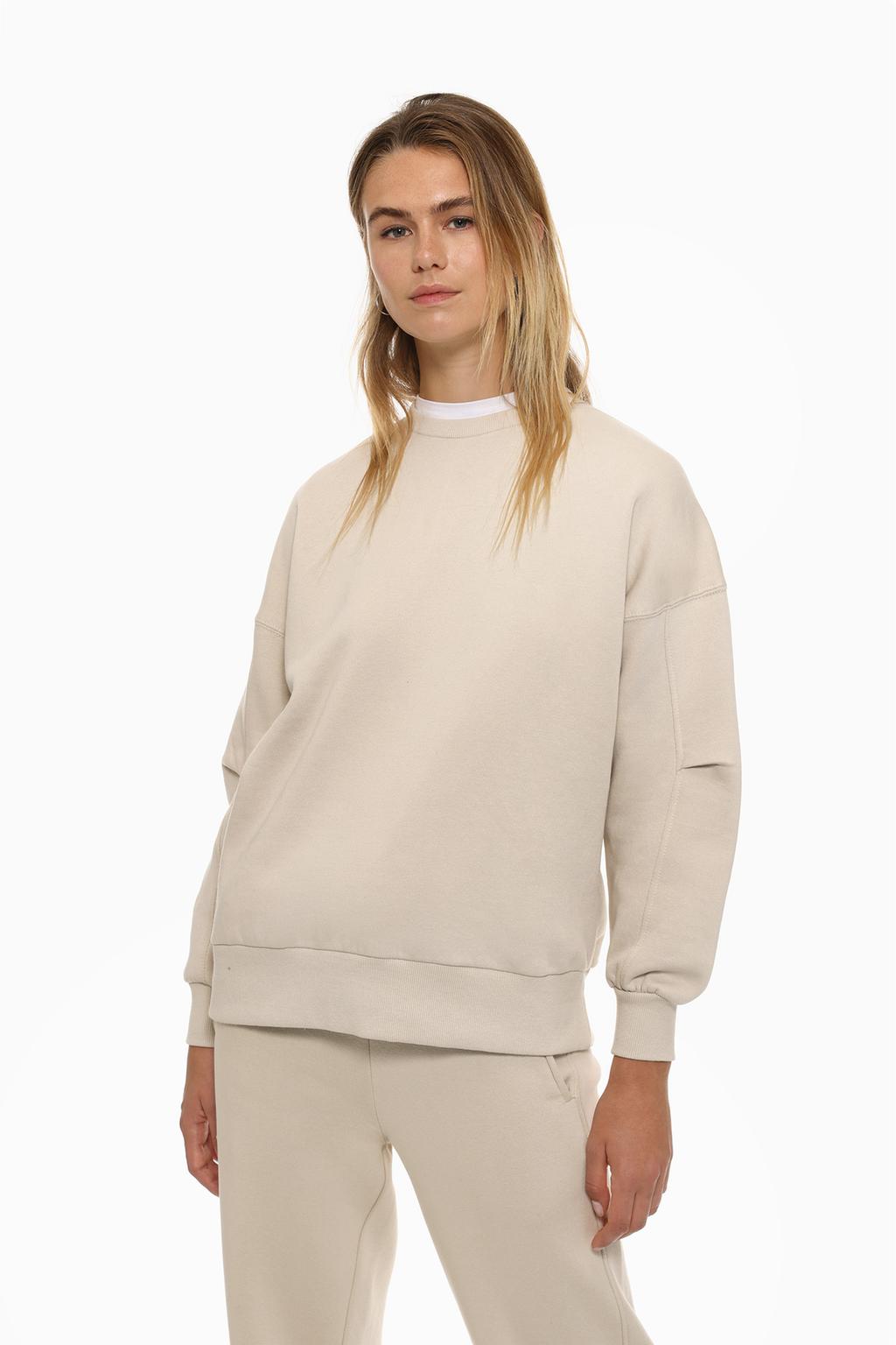 Oversize eşofman üstü sweatshirt