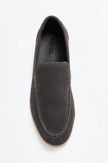 Casual leather loafers — GREY 3
