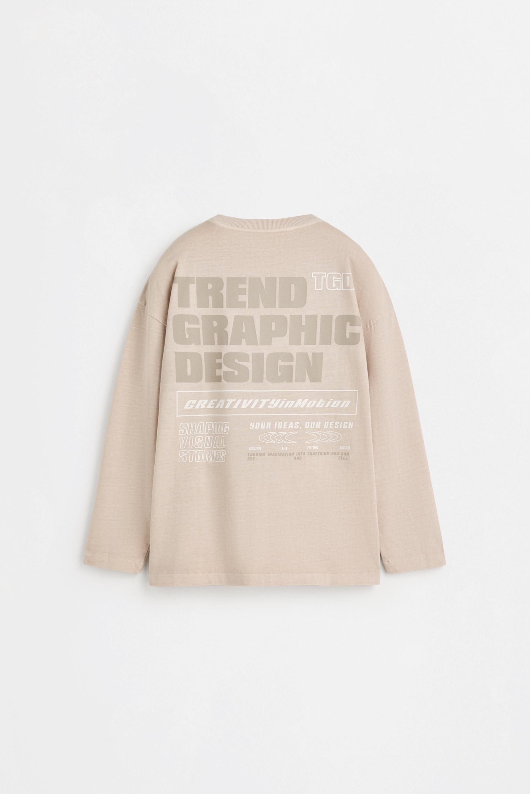 Faded-effect T-shirt — GREY