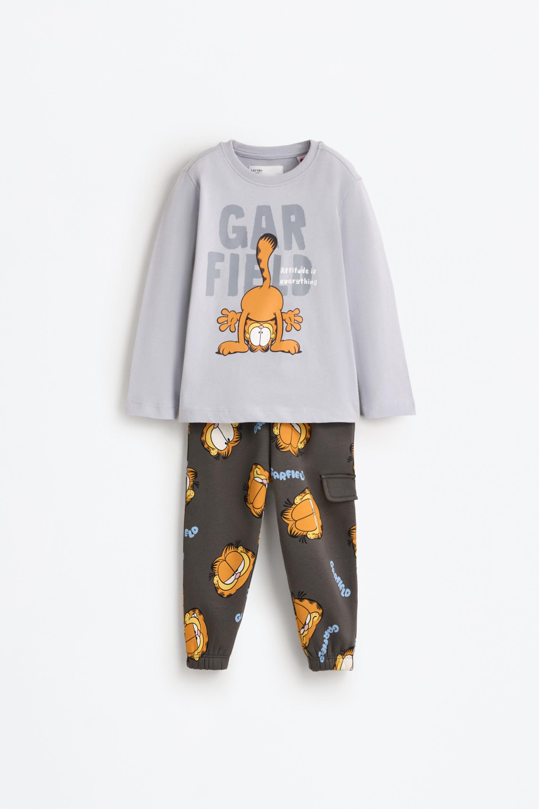 Conjunto Garfield ©Nickelodeon camiseta y pantalón cargo