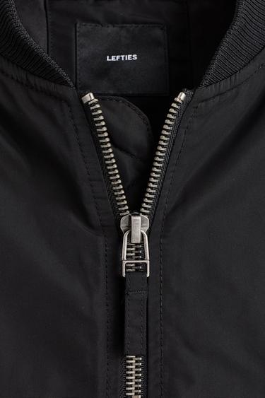 Quilted bomber jacket — BLACK 8
