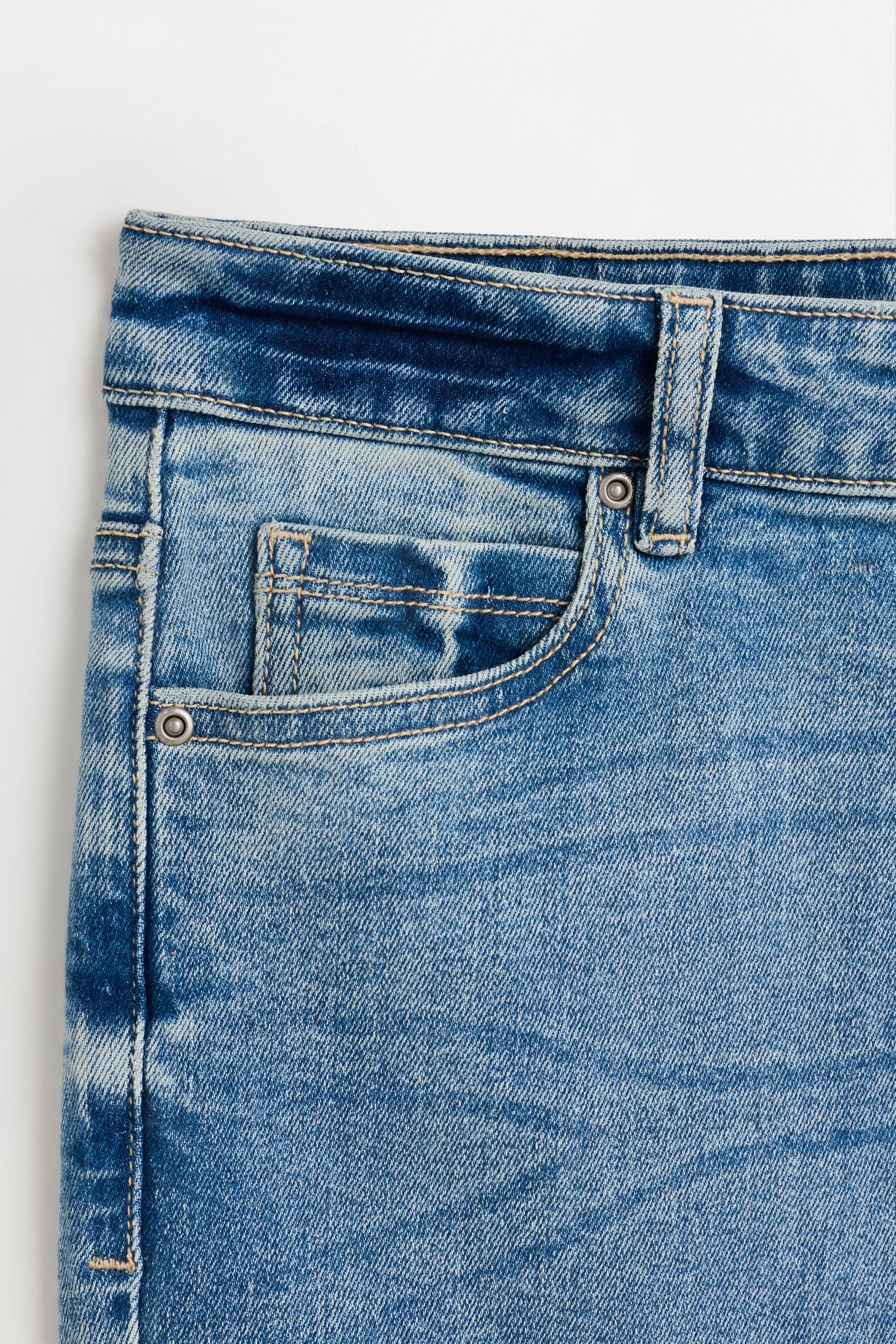 High-waist basic bell bottom jeans — INDIGO