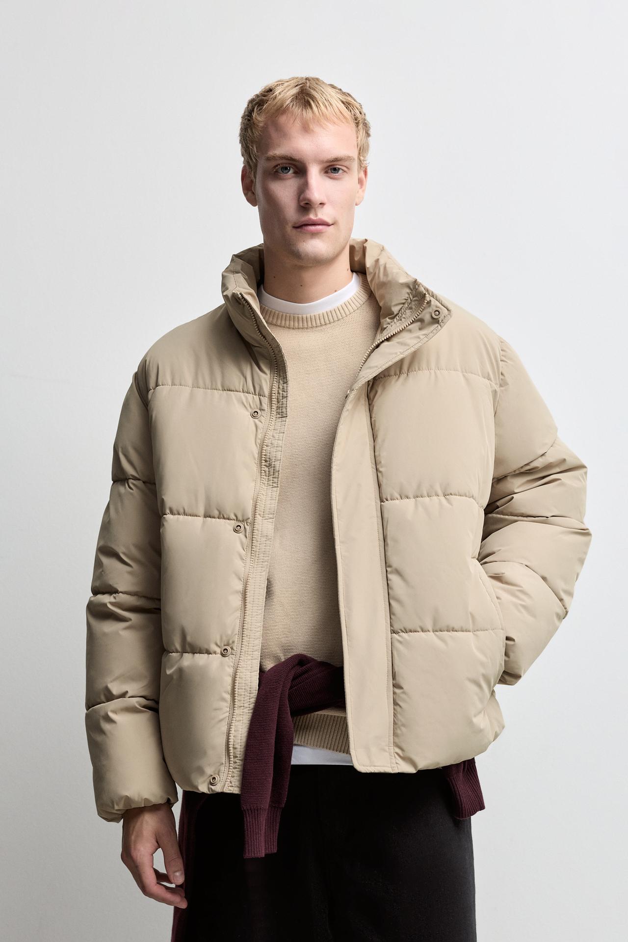 Quilted jacket — ECRU